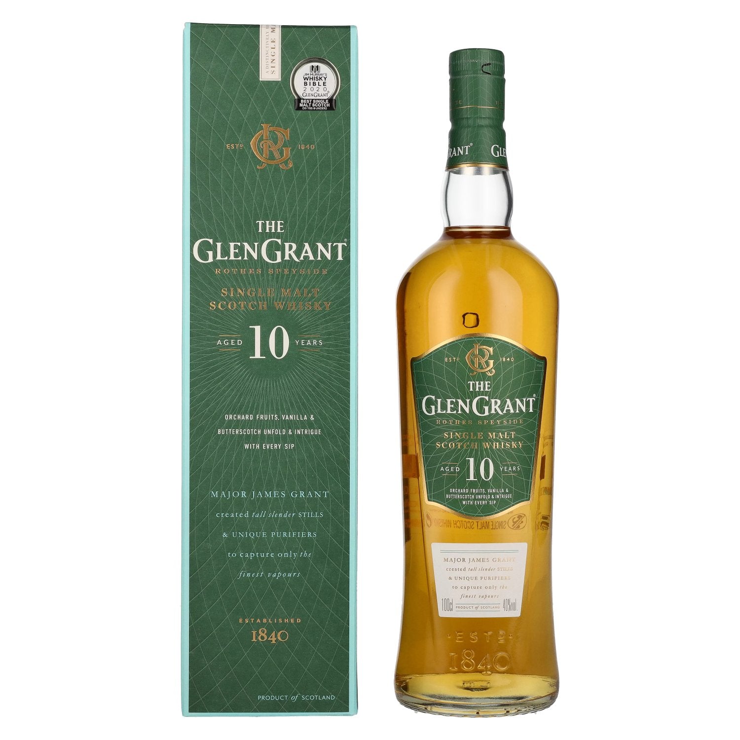 Glen Grant 10 Years Old Single Malt 40% Vol. 1l in Giftbox