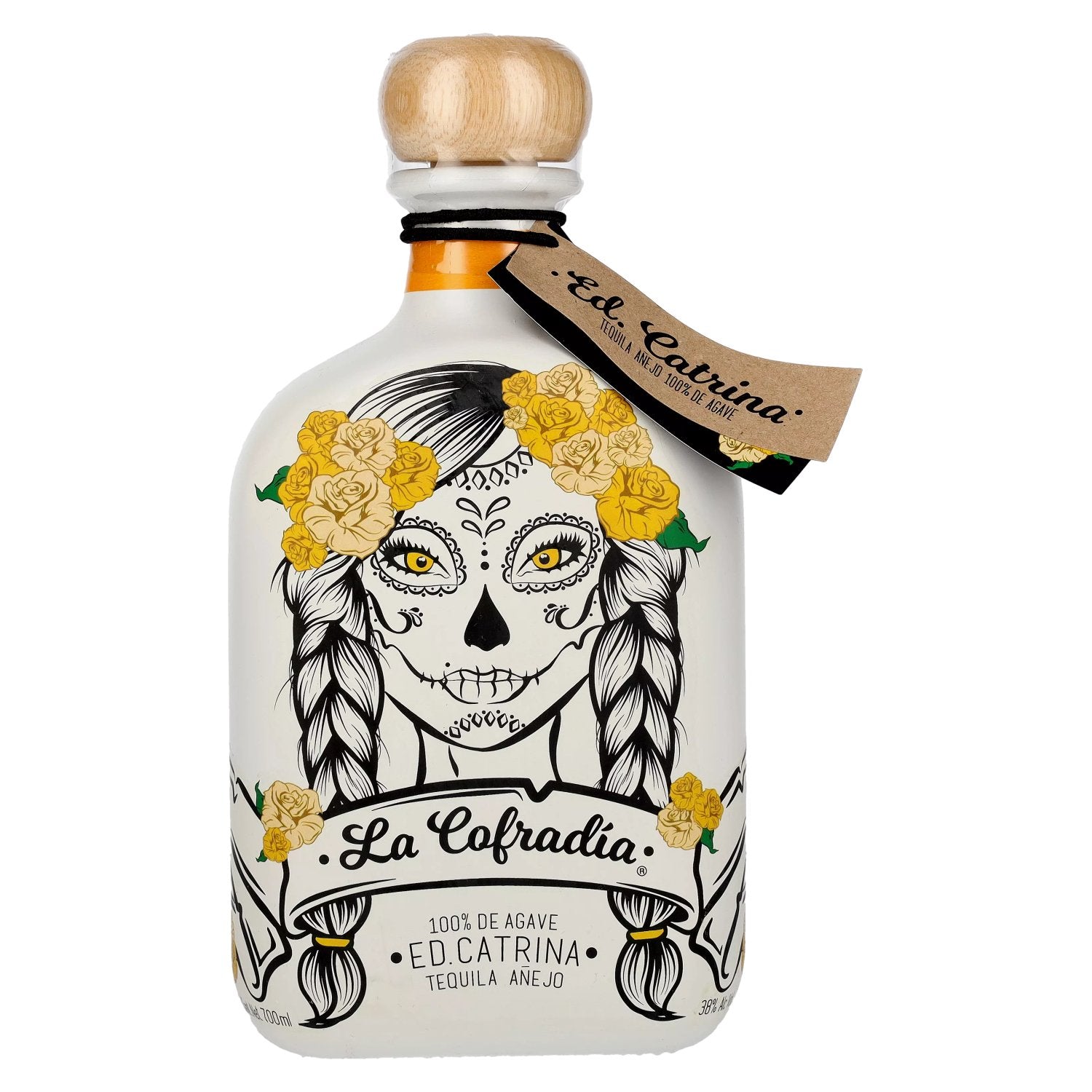 La Cofradia ED. CATRINA Tequila Anejo 100% de Agave 38% Vol. 0,7l