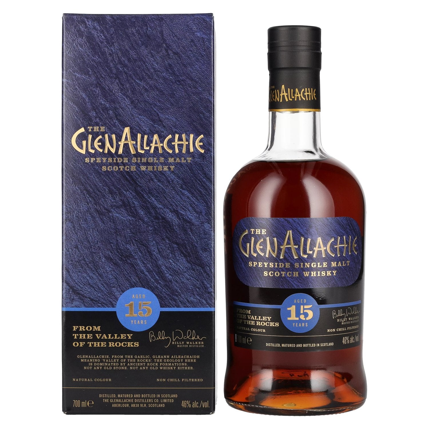 The GlenAllachie 15 Years Old Speyside Single Malt 46% Vol. 0,7l in Giftbox