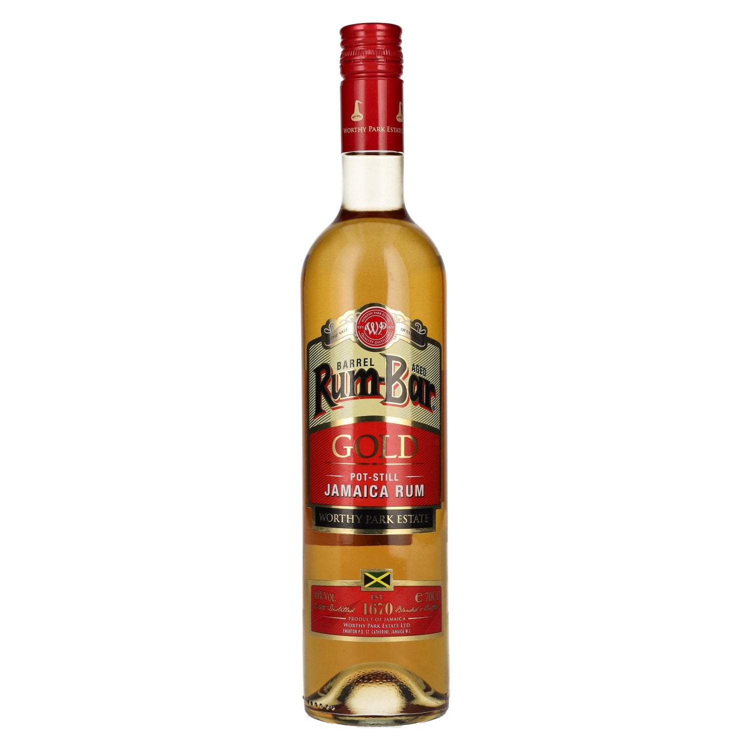 Rum-Bar Worthy Park Estate GOLD Pot Still Jamaica Rum 40% Vol. 0,7l