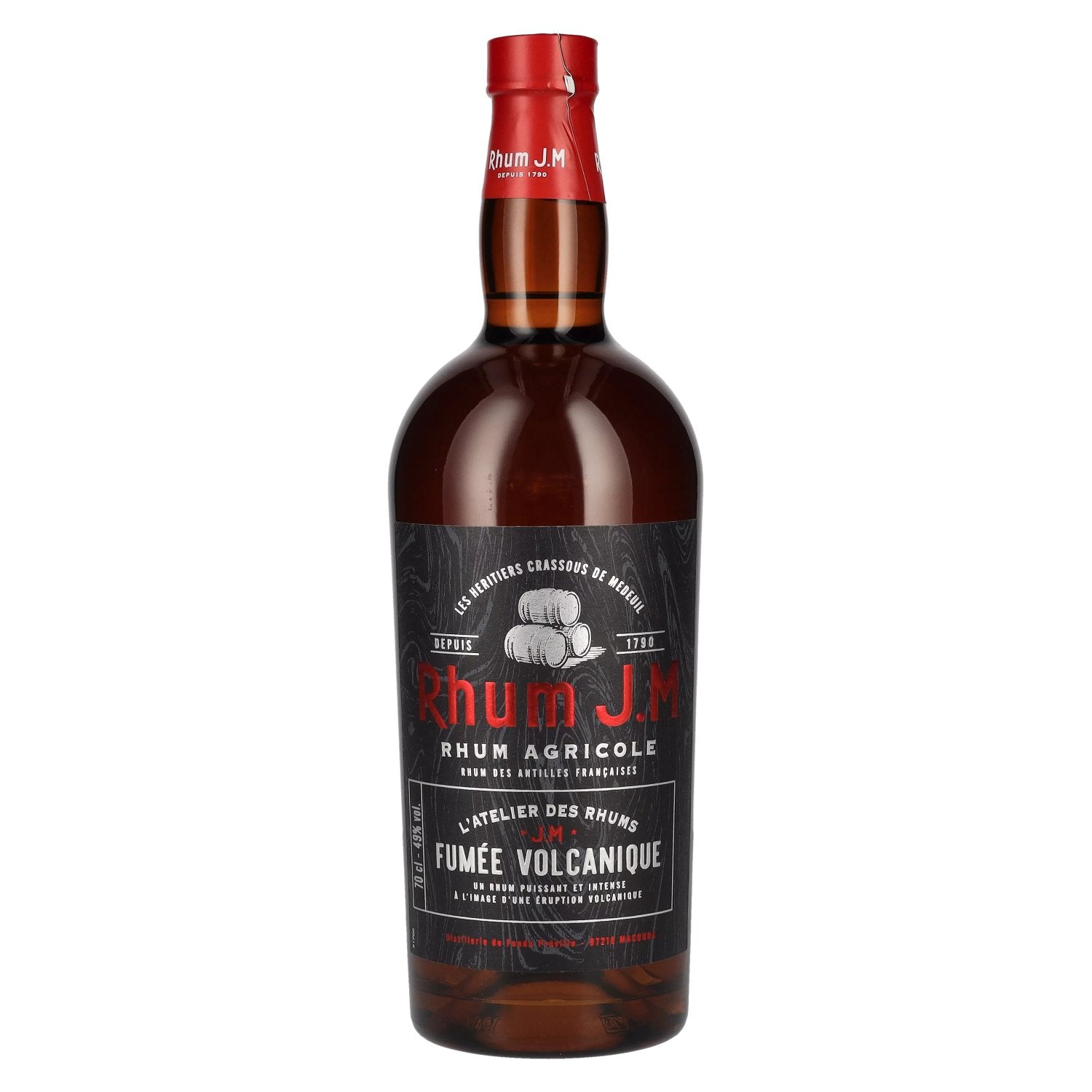 Rhum J.M FUMEE VOLCANIQUE Rhum Agricole 49% Vol. 0,7l