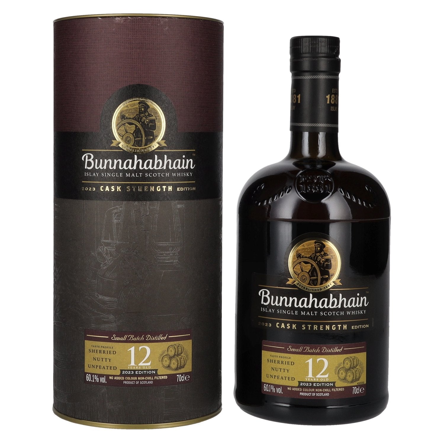 Bunnahabhain 12 Years Old Islay Single Malt Cask Strength Edition 2023 60,1% Vol. 0,7l in Giftbox