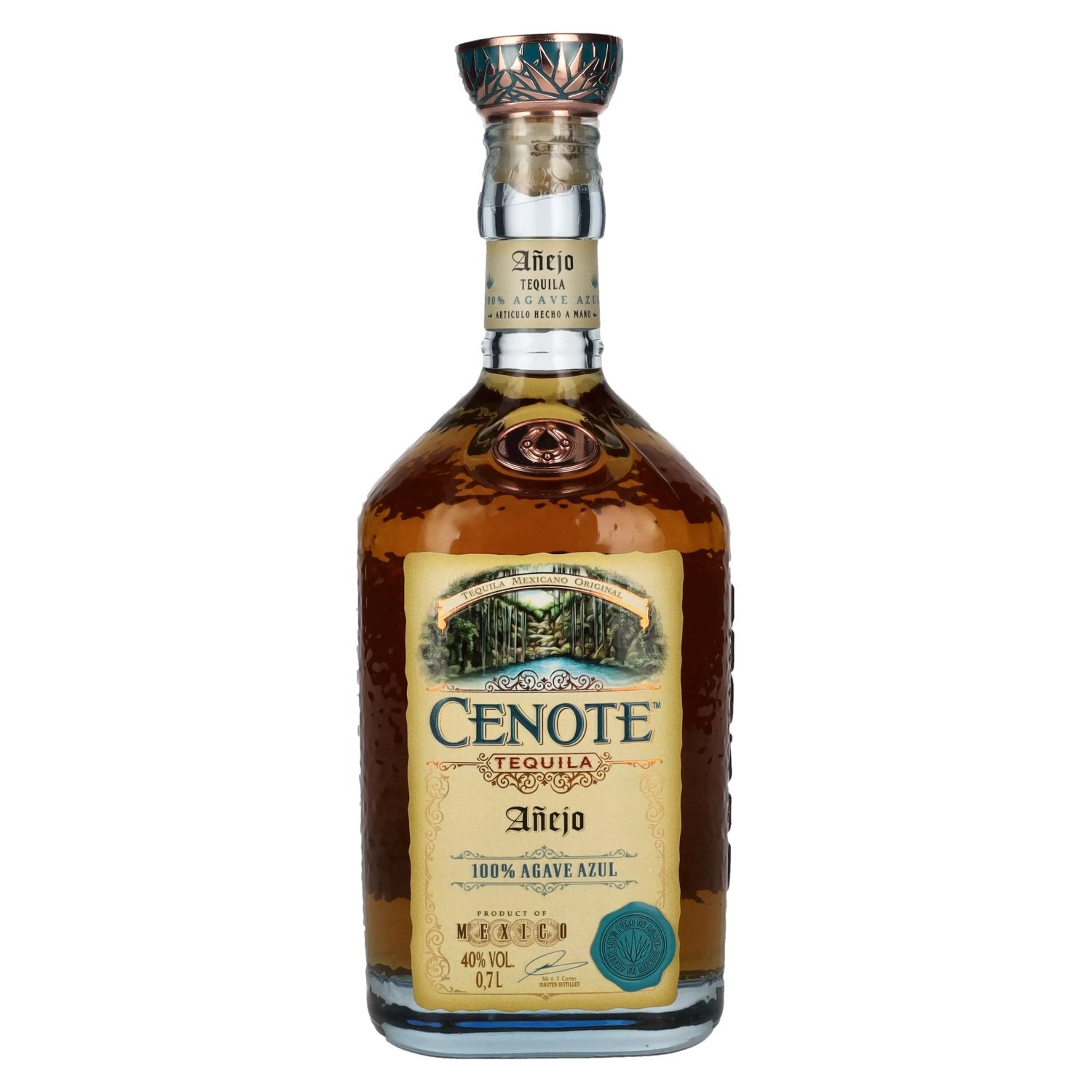 Cenote Tequila Anejo 100% Agave Azul 40% Vol. 0,7l