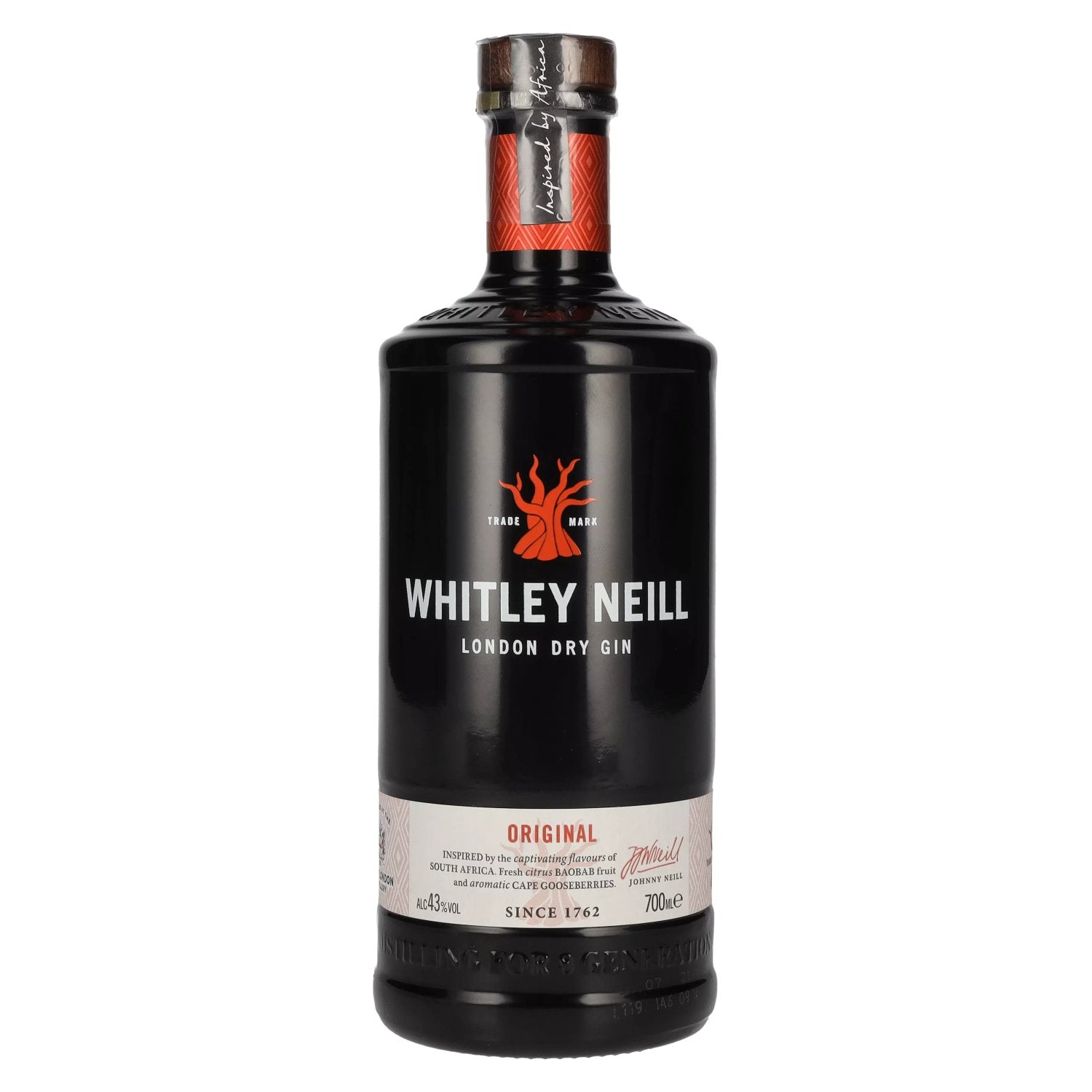 Whitley Neill ORIGINAL Dry Gin 43% Vol. 0,7l