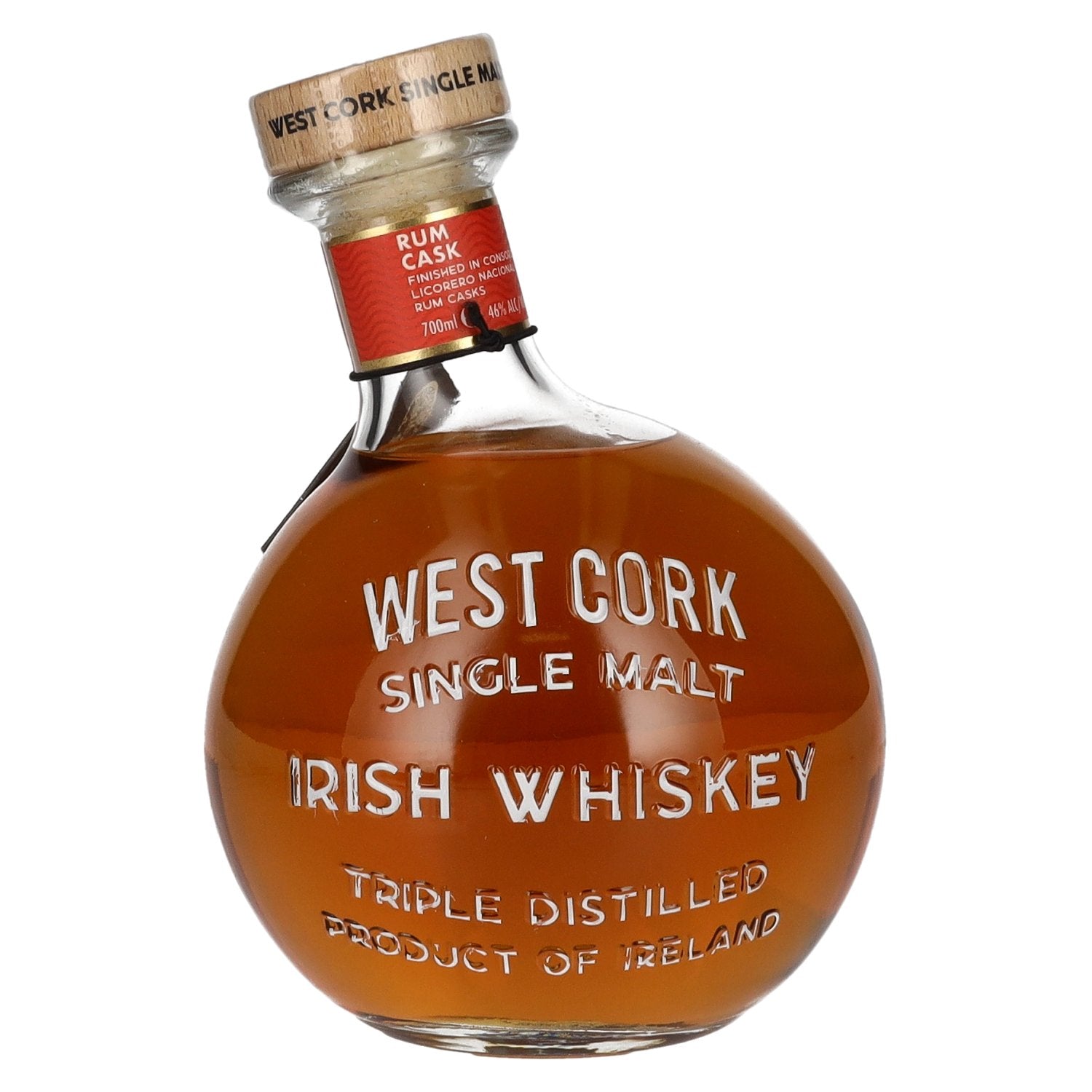 West Cork MARITIME Single Malt Irish Whiskey RUM CASK FINISHED 46% Vol. 0,7l