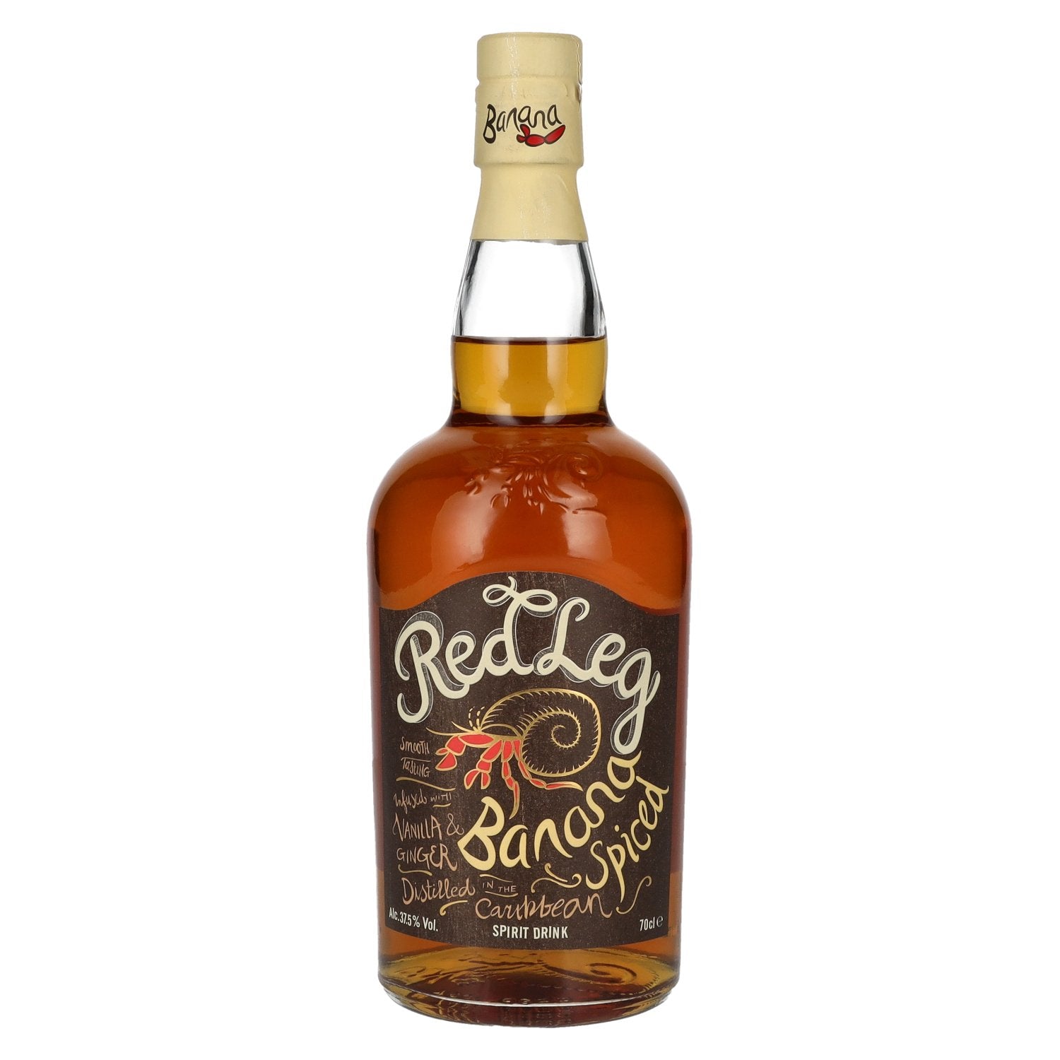 RedLeg Banana Spiced Rum 37,5% Vol. 0,7l