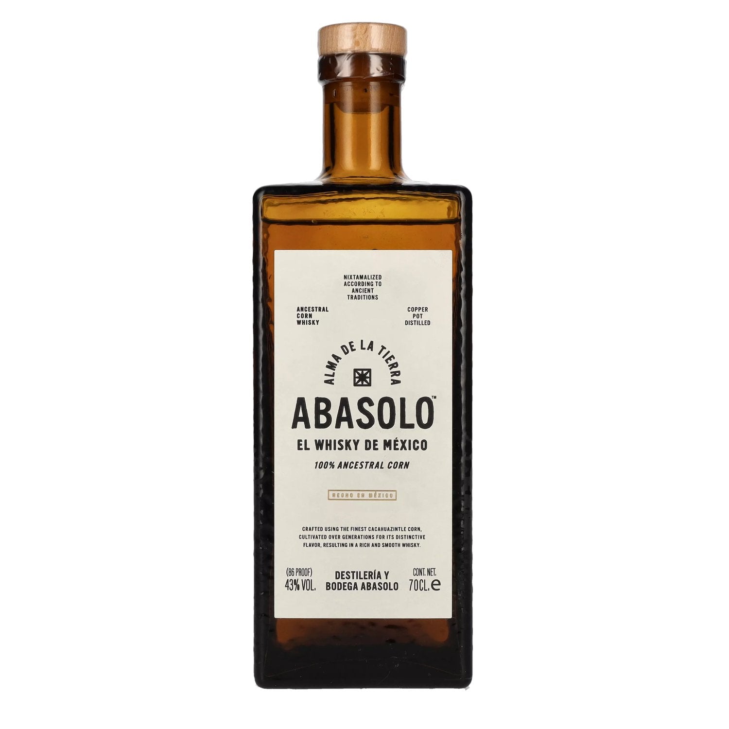 Abasolo el Whisky de Mexico Corn Whisky 43% Vol. 0,7l