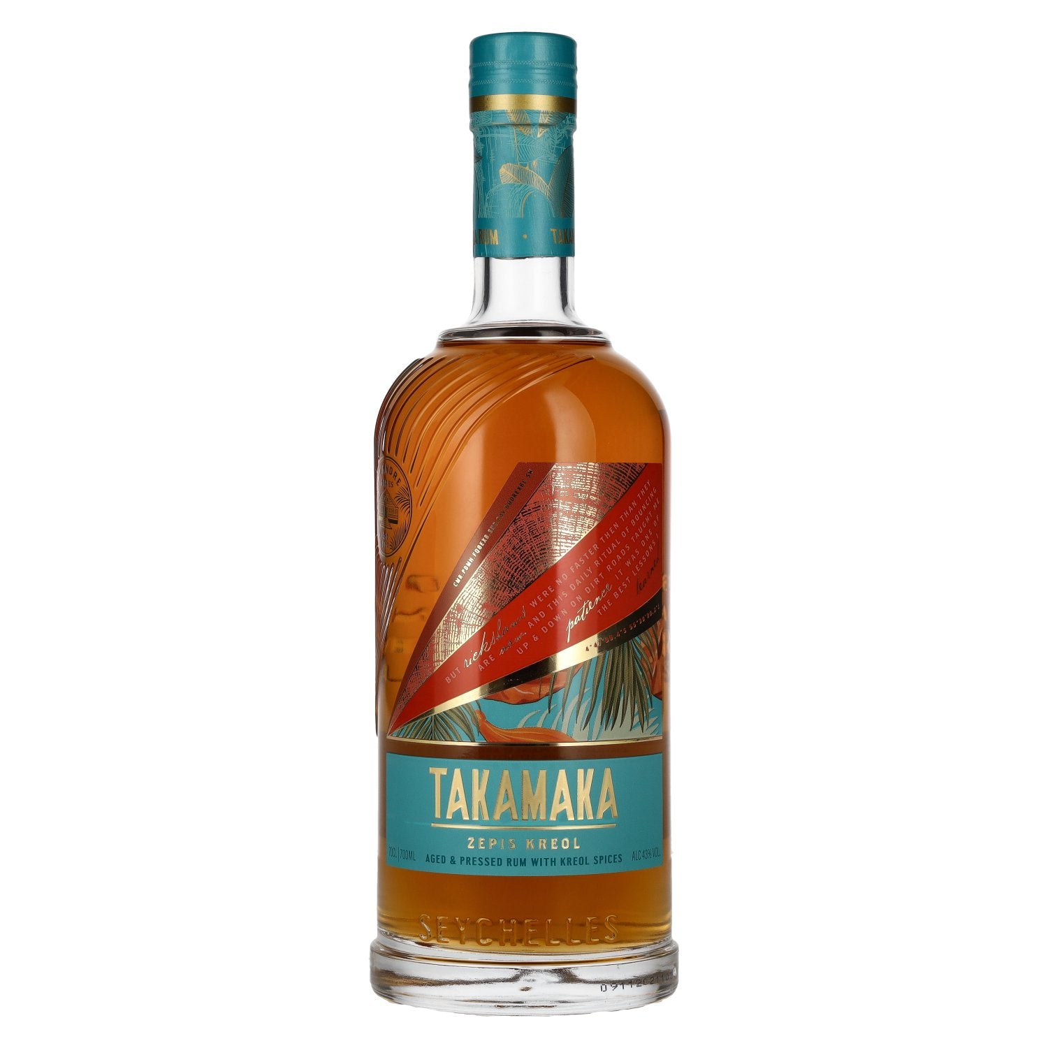 Takamaka ZEPIS KREOL Rum 43% Vol. 0,7l