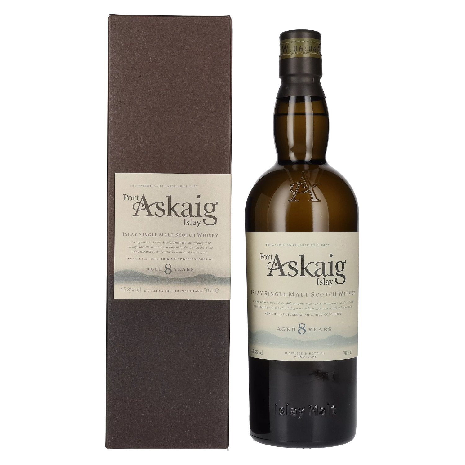 Port Askaig Islay 8 Years Old Islay Single Malt 45,8% Vol. 0,7l in Giftbox