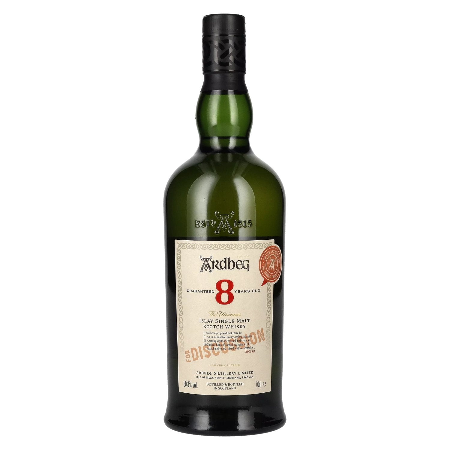 Ardbeg 8 Years Old FOR DISCUSSION Islay Single Malt 50,8% Vol. 0,7l