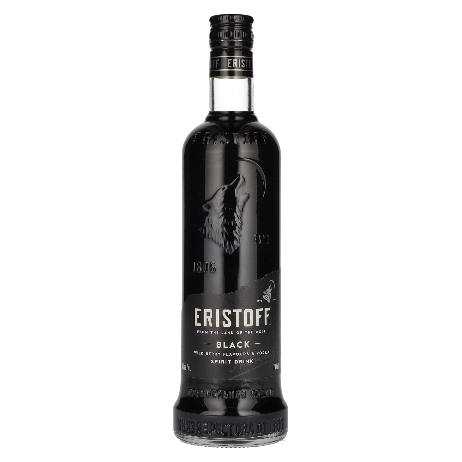 Eristoff Black Wild Berry Flavours & Vodka 18% Vol. 0,7l