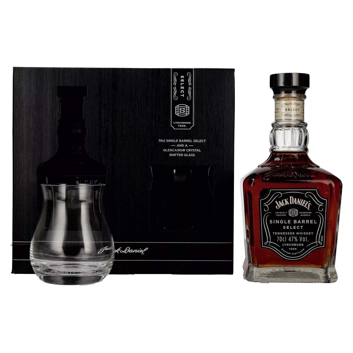 Jack Daniel's Select Single Barrel Tennessee Whiskey 02 47% Vol. 0,7l in Giftbox with Snifter glass