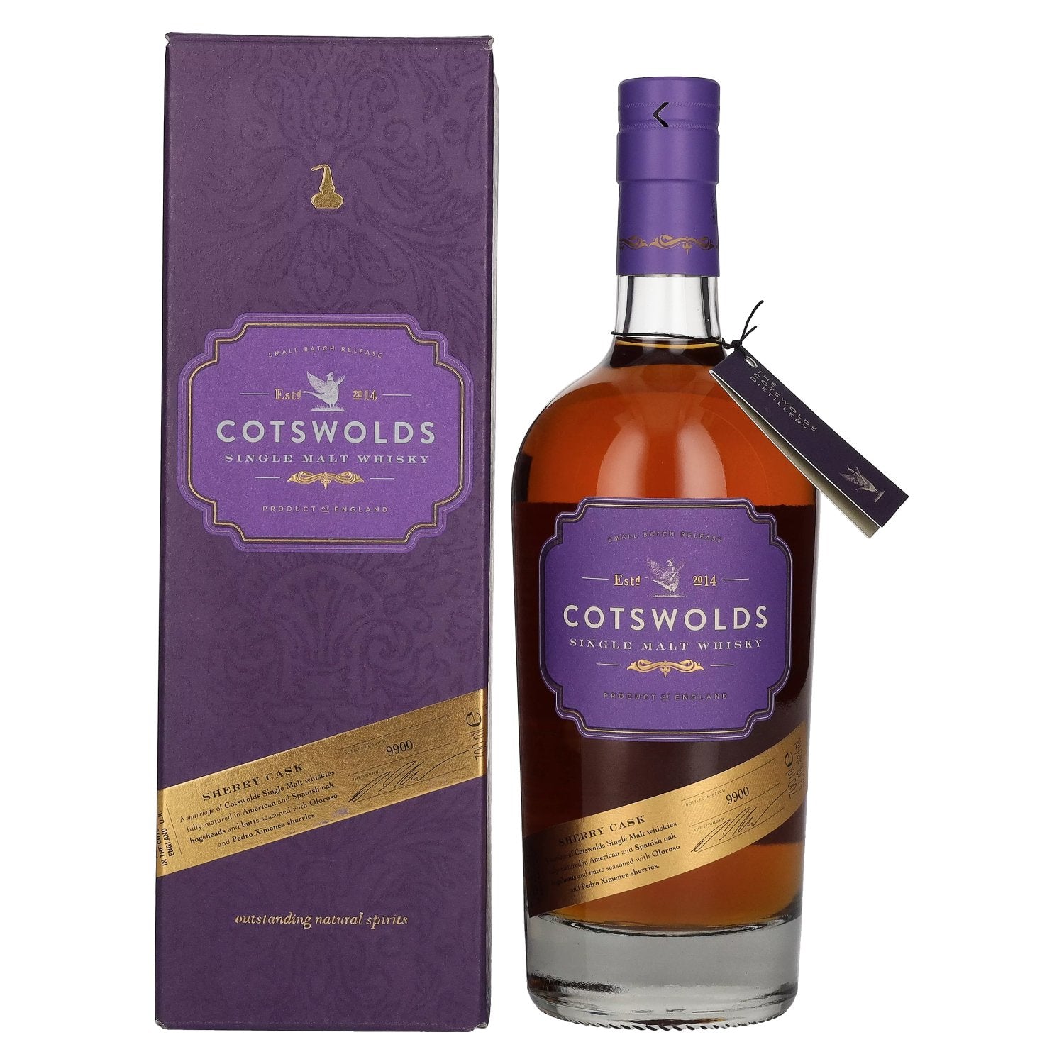 Cotswolds SHERRY CASK Single Malt Whisky 57,4% Vol. 0,7l in Giftbox