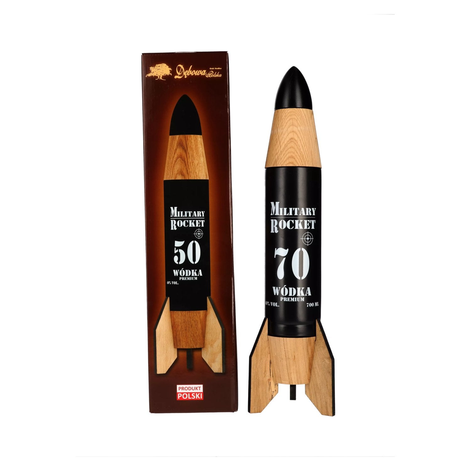 Debowa Wodka Military Rocket 70 Premium 40% Vol. 0,7l in Giftbox