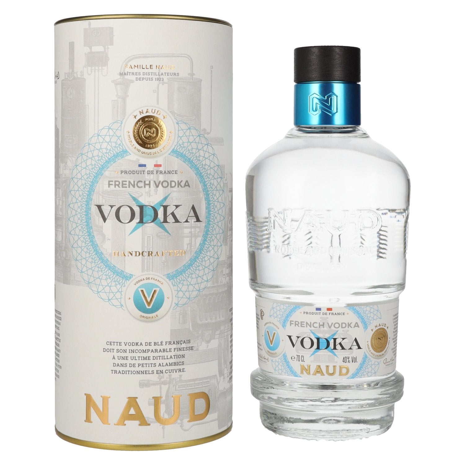 Naud French Vodka 40% Vol. 0,7l in Giftbox