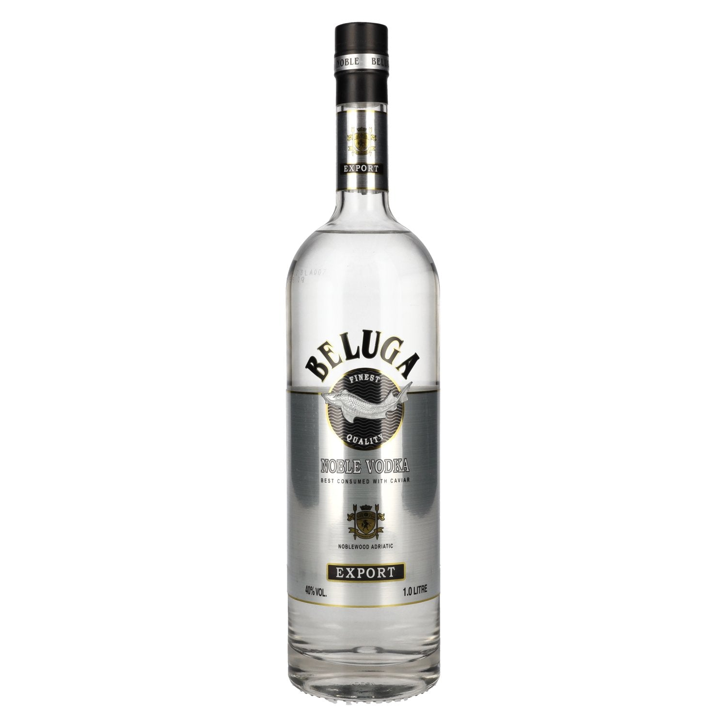 Beluga Noble Vodka EXPORT Montenegro 40% Vol. 1l