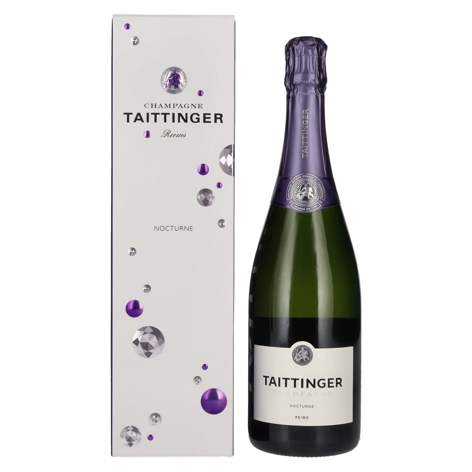 Taittinger Champagne NOCTURNE Sec 12,5% Vol. 0,75l in Giftbox