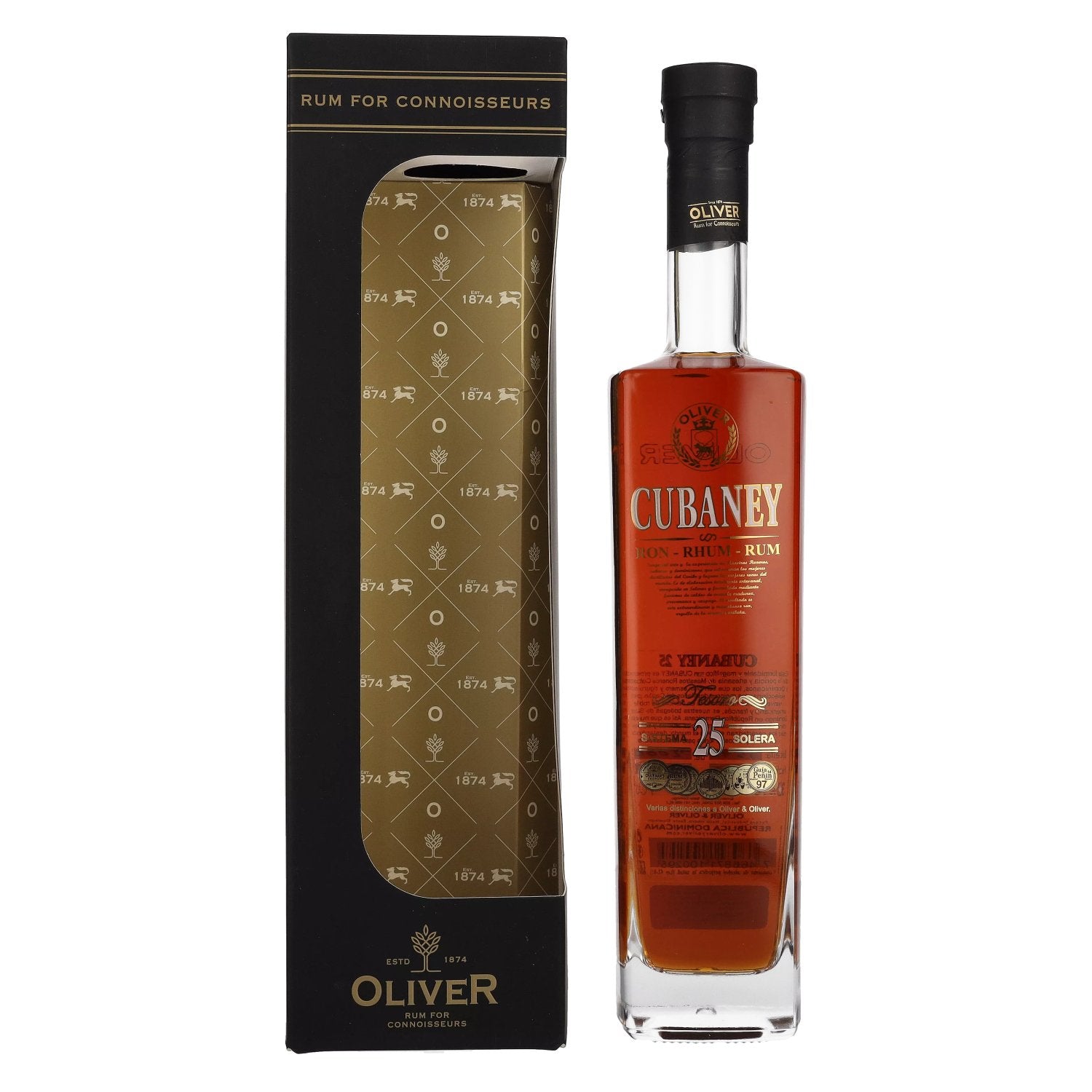 Ron Cubaney TESORO 25 Sistema Solera 38% Vol. 0,7l in Giftbox