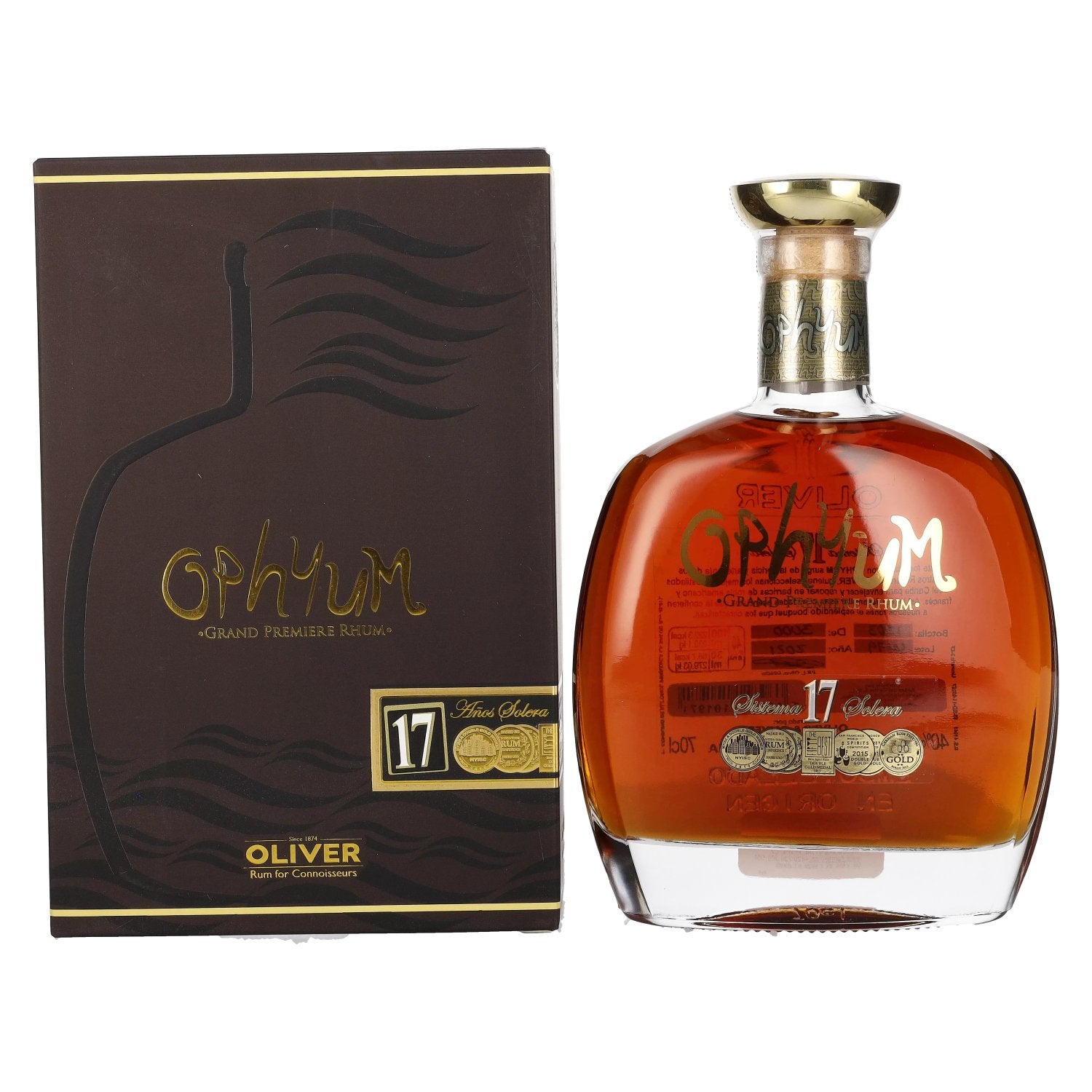 Ophyum 17 Anos Solera Grand Premiere Rhum 40% Vol. 0,7l in Giftbox