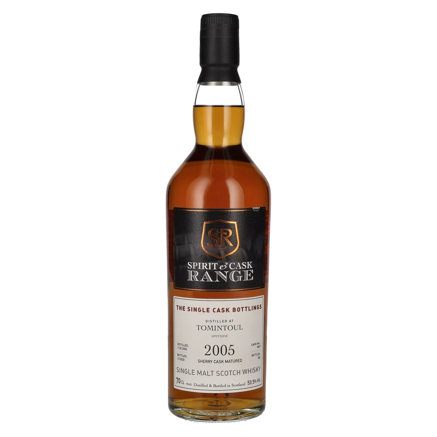 Whiskymax SPIRIT & CASK RANGE Tomintoul Single Cask Sherry Cask Matured 2005 53,5% Vol. 0,7l