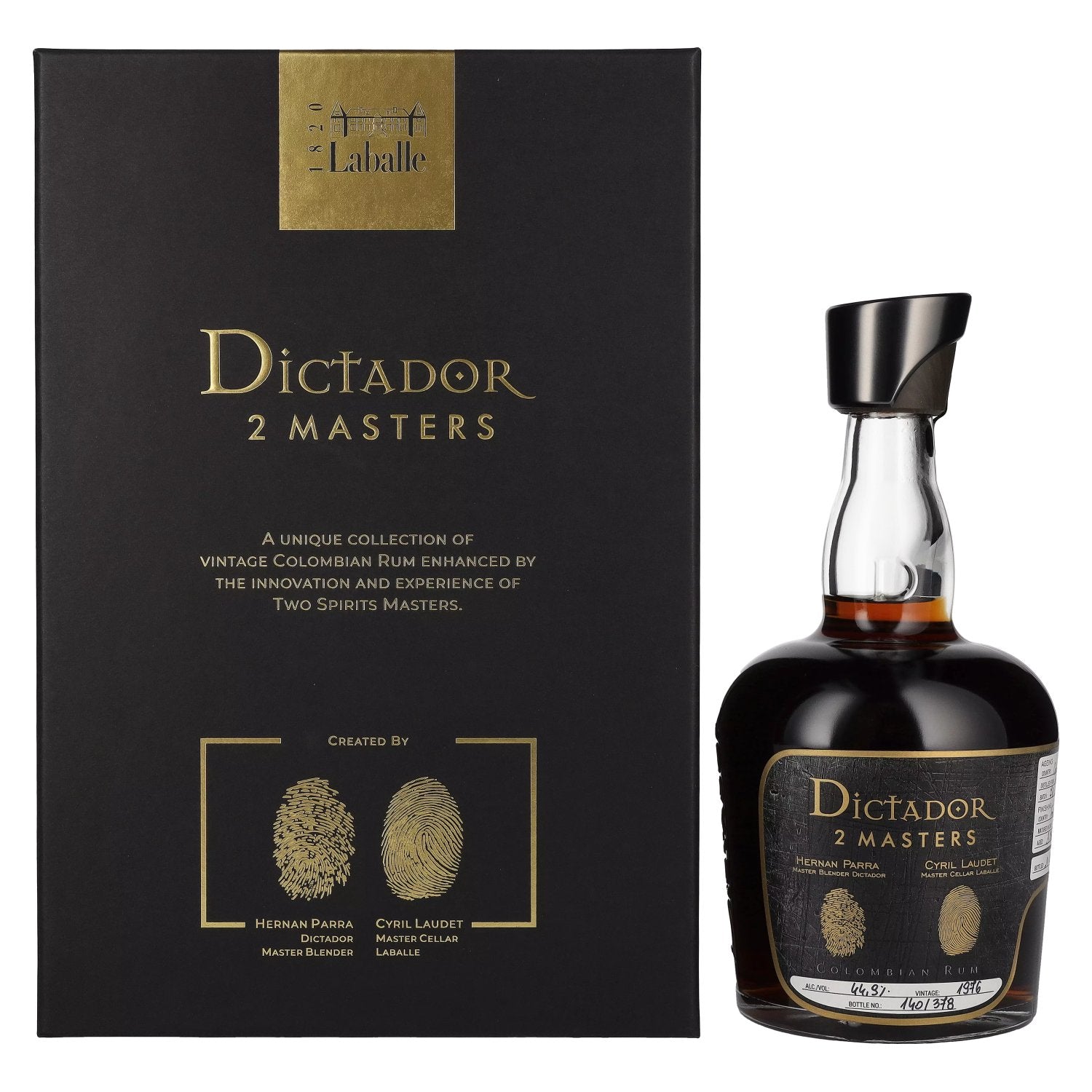 Dictador 2 MASTERS 1976 41 Years Old Laballe 2nd Release 44,9% Vol. 0,7l in Giftbox