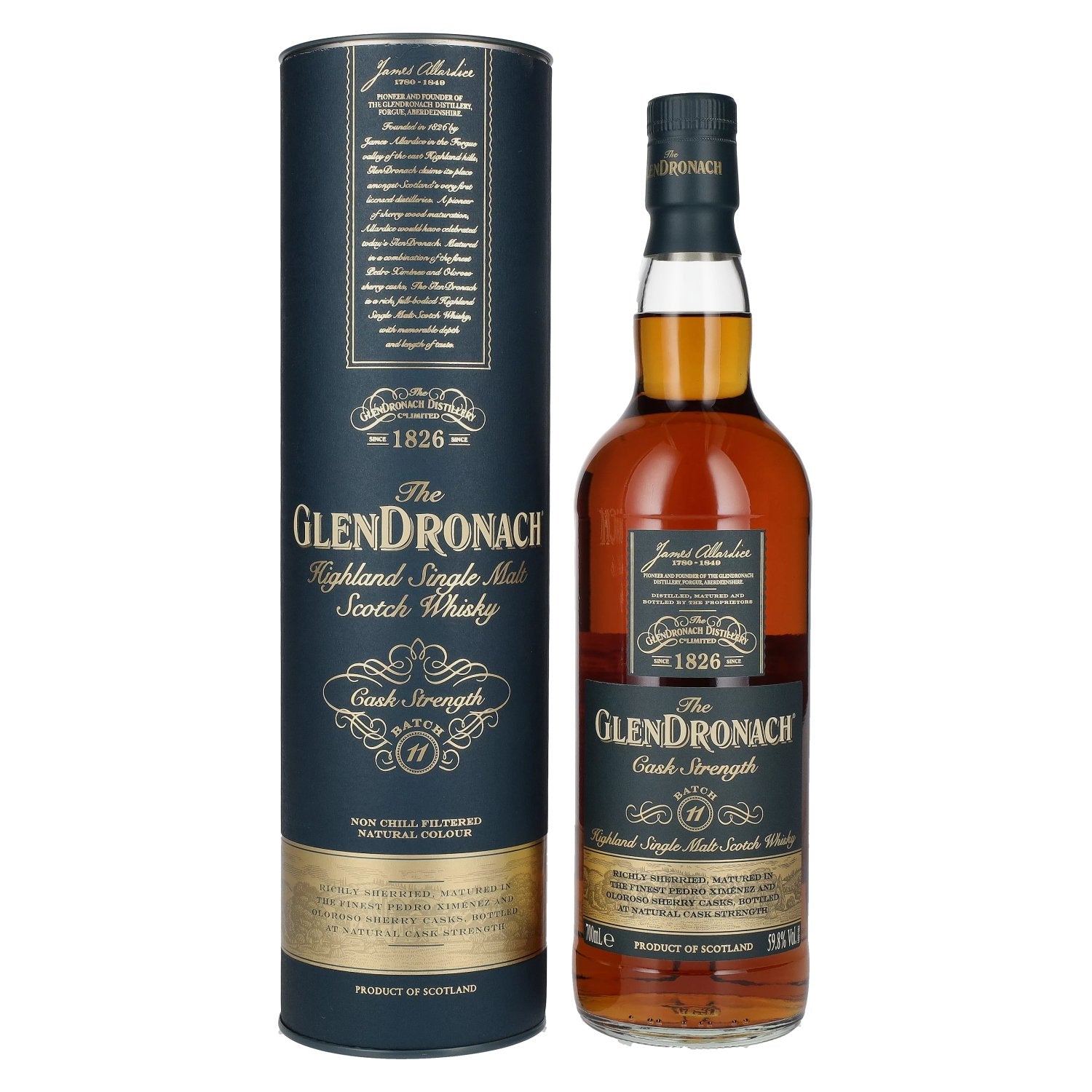 The GlenDronach Cask Strength Batch 11 59,8% Vol. 0,7l in Giftbox