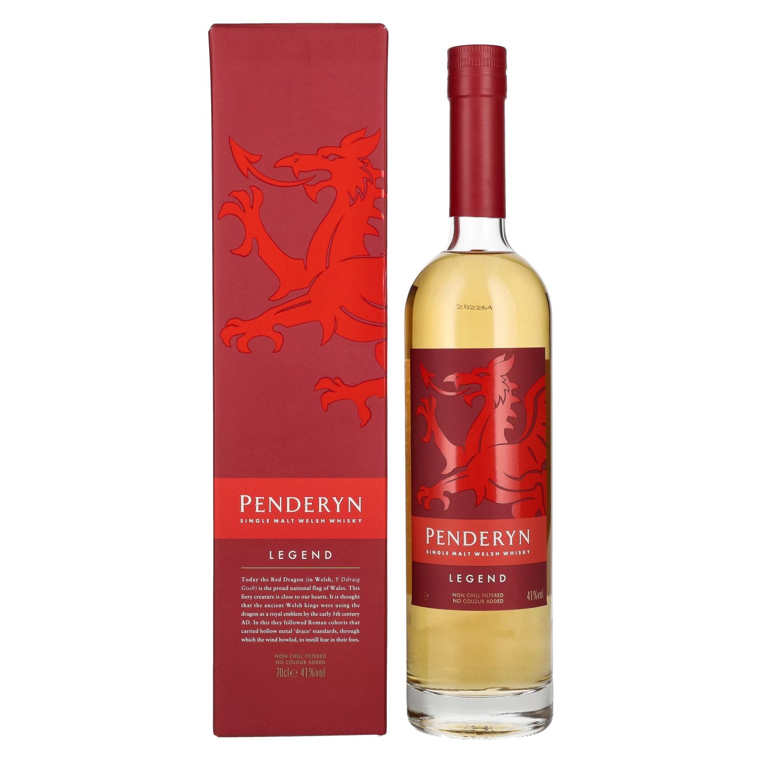 Penderyn LEGEND Single Malt Welsh Whiskey 41% Vol. 0,7l in Giftbox