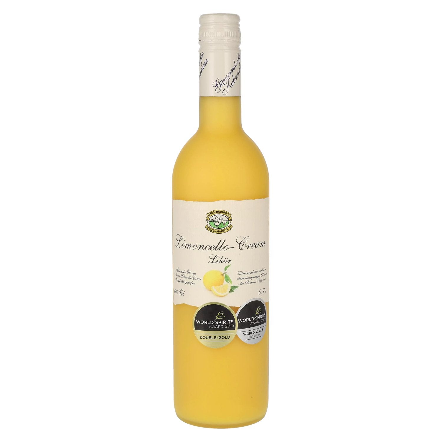 Gaenserndorfer Limoncello-Cream Likoer 17% Vol. 0,7l