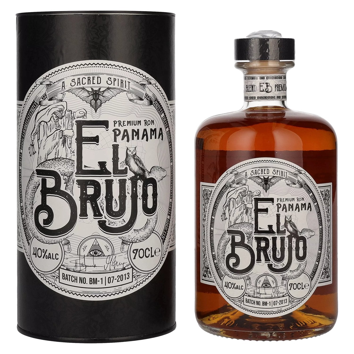 El Brujo Premium Ron Panama 40% Vol. 0,7l in Giftbox