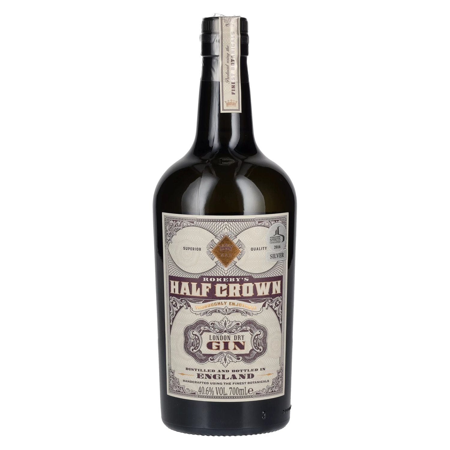 Rokeby's Half Crown London Dry Gin 40,6% Vol. 0,7l