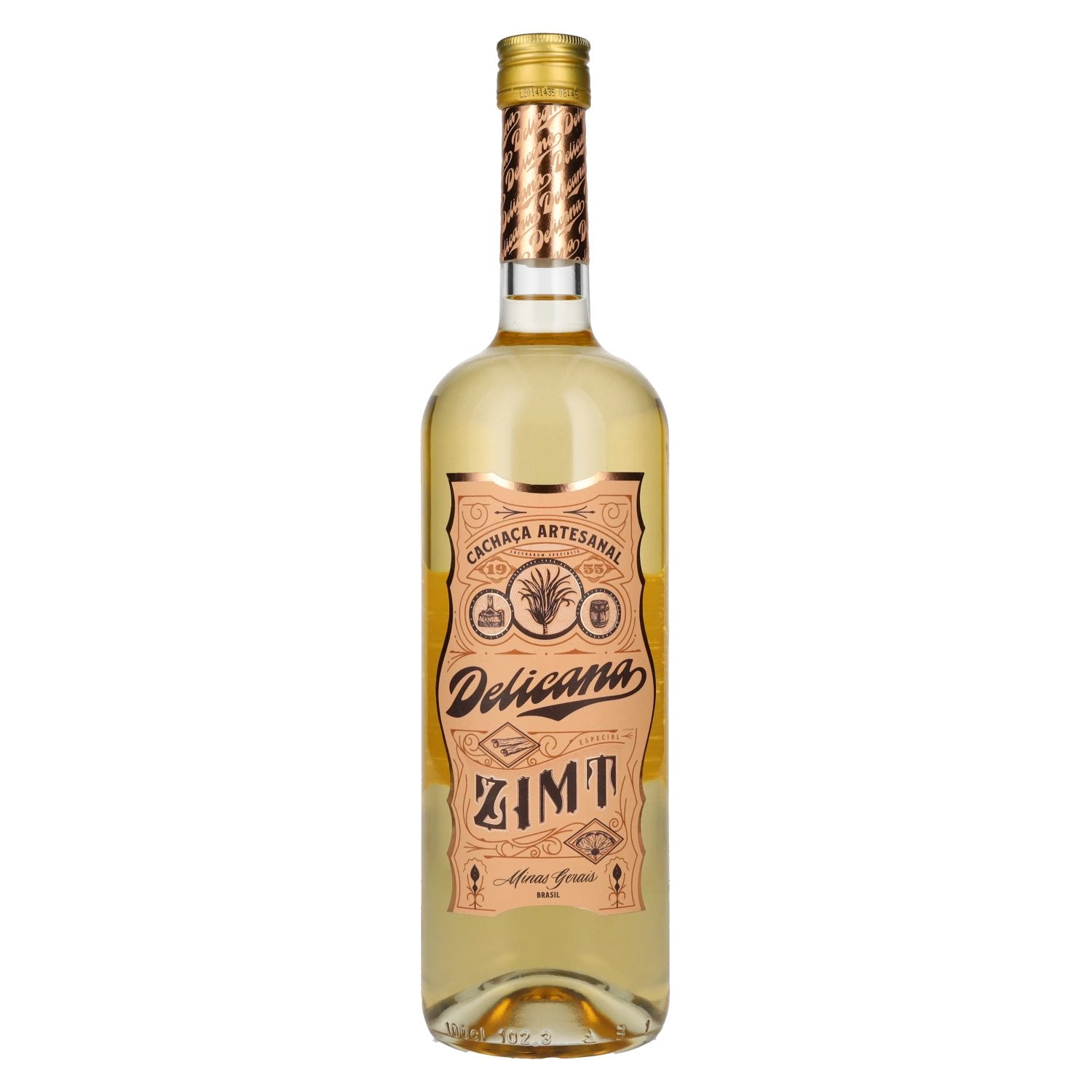 Delicana ZIMT Cachaca Artesanal Likoer 28% Vol. 1l