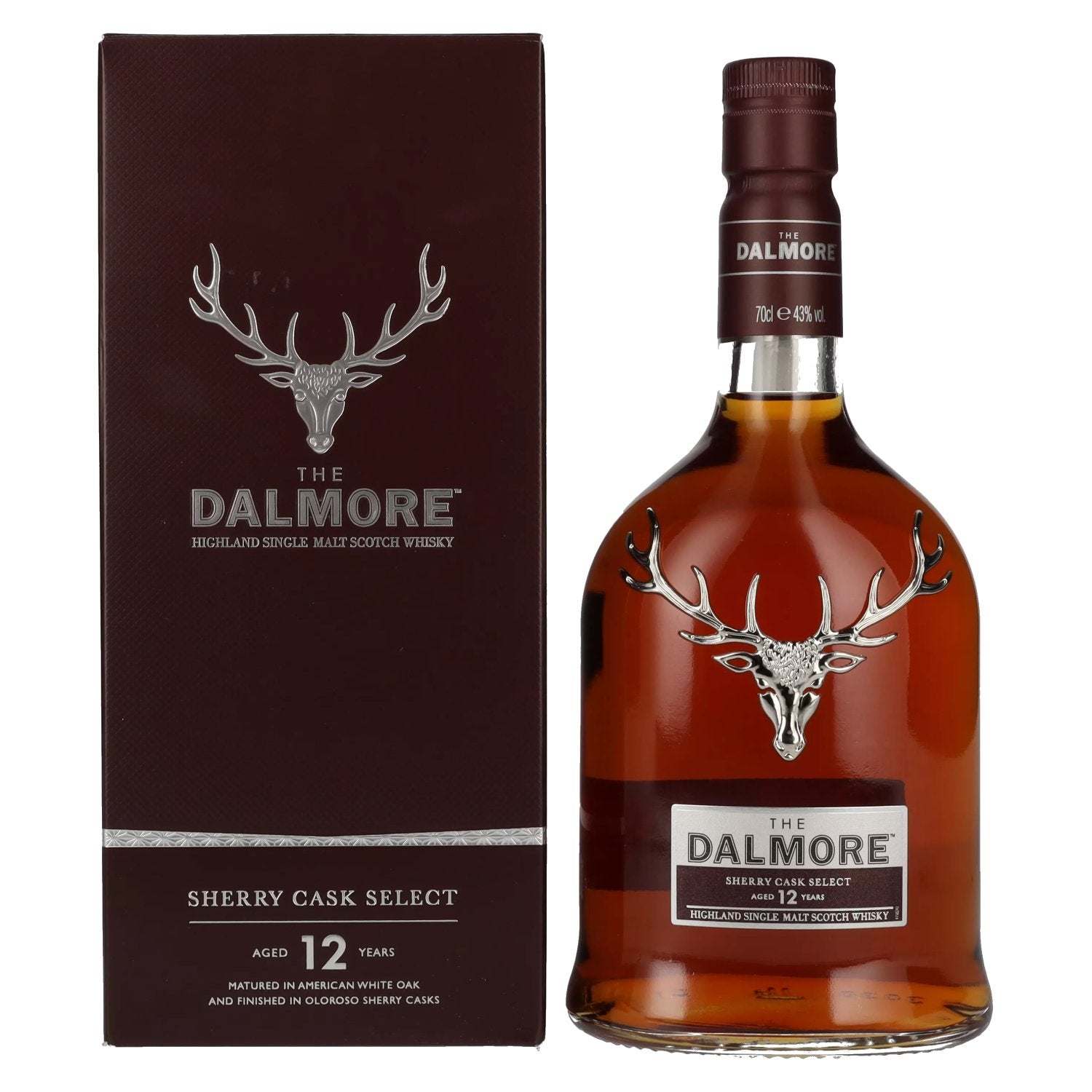 The Dalmore 12 Years Old SHERRY CASK SELECT 43% Vol. 0,7l in Giftbox