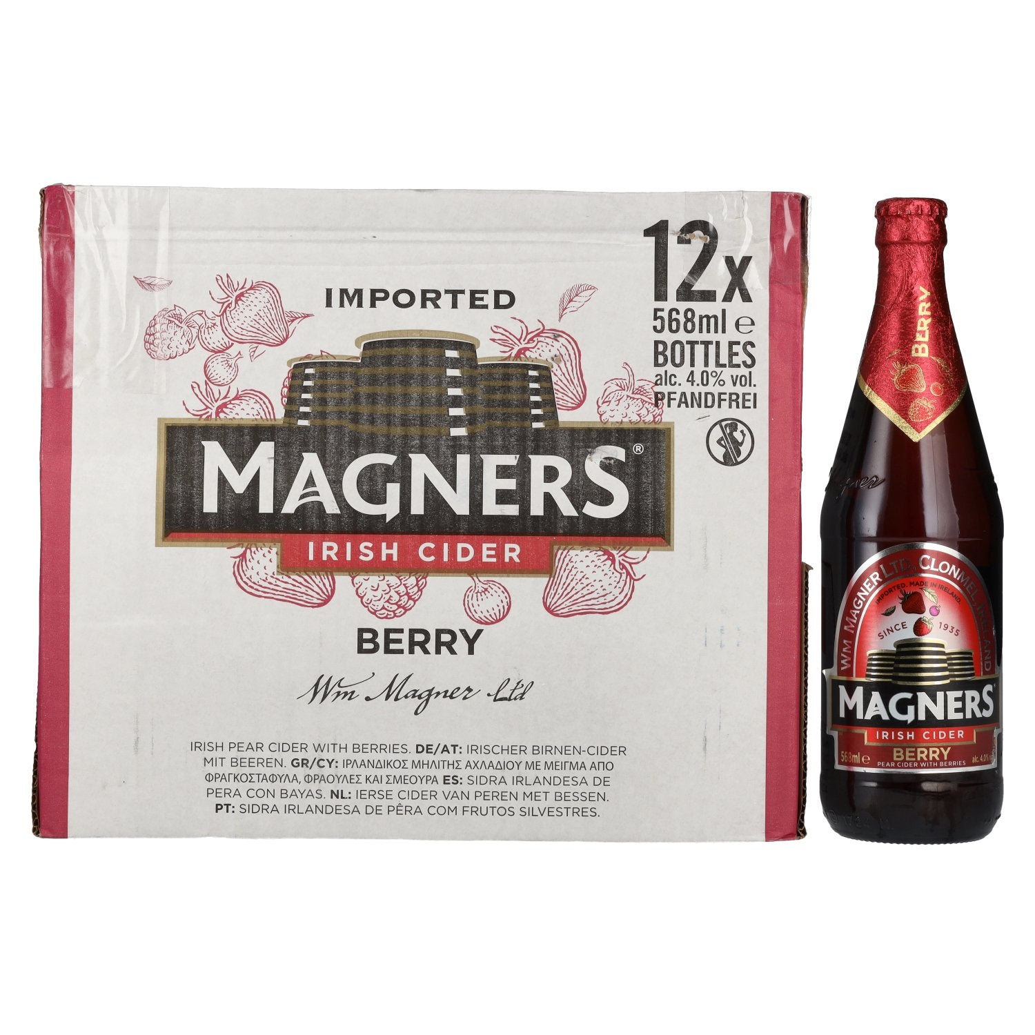 Magners Irish Cider BERRY 4% Vol. 12x0,568l