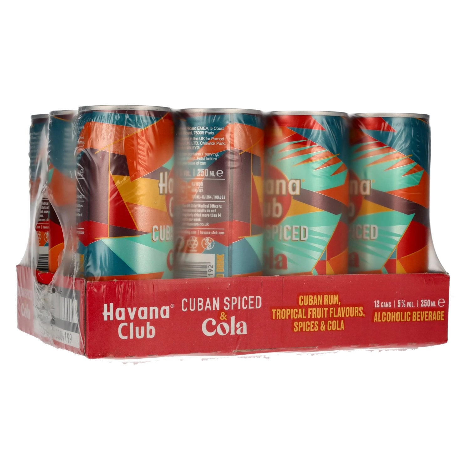 Havana Club Cuban Spiced & Cola 5% Vol. 12x0,25l Dosen