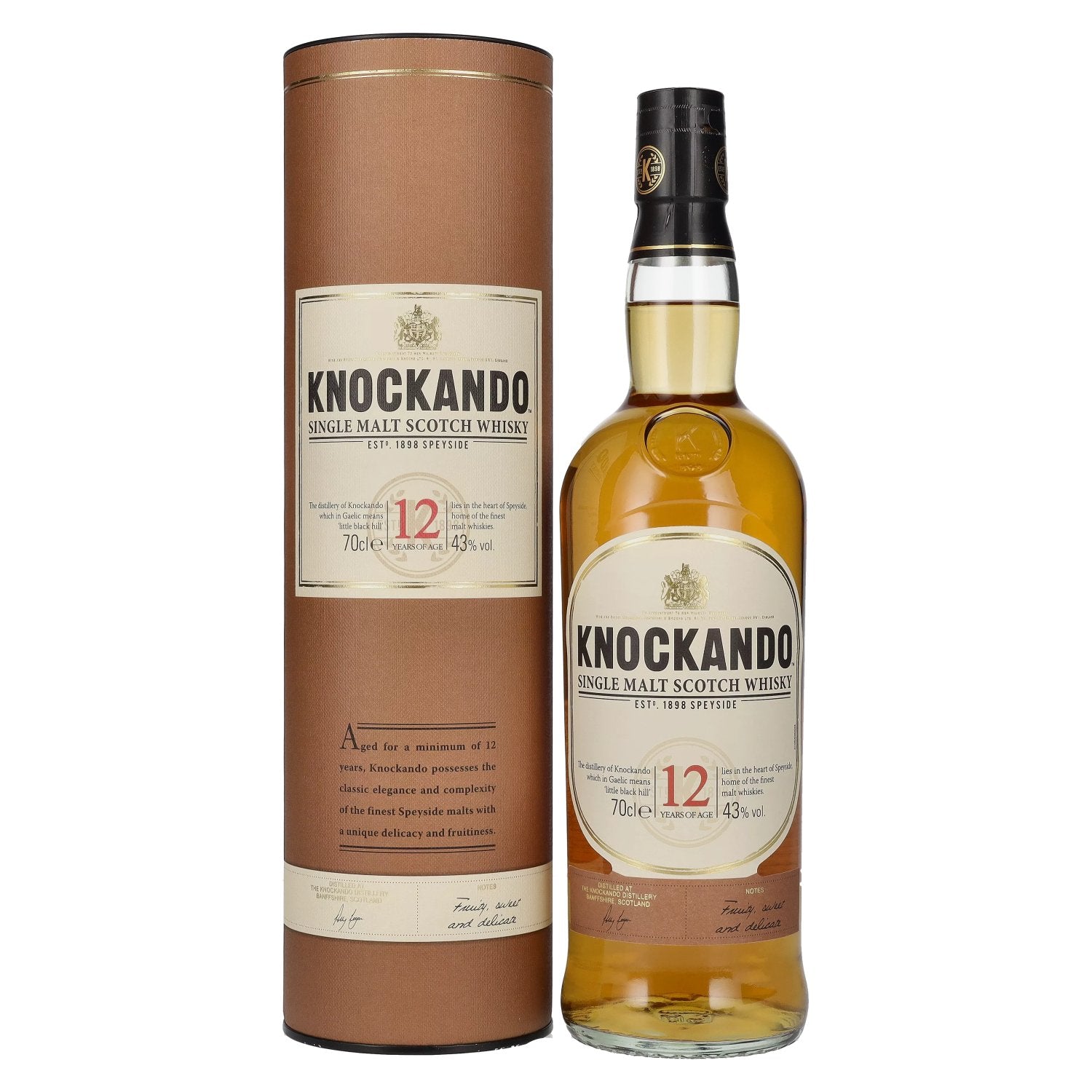 Knockando 12 Years Old Single Malt Scotch Whisky 43% Vol. 0,7l in Giftbox