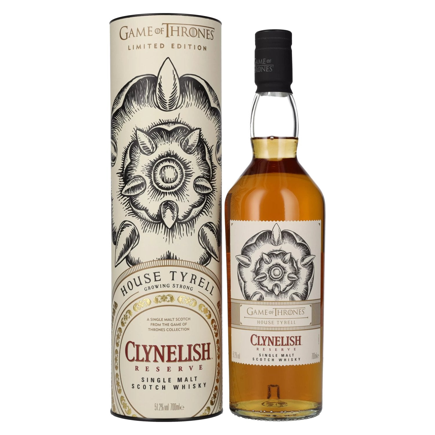 Clynelish Reserve GAME OF THRONES House Tyrell Single Malt Collection 51,2% Vol. 0,7l in Giftbox