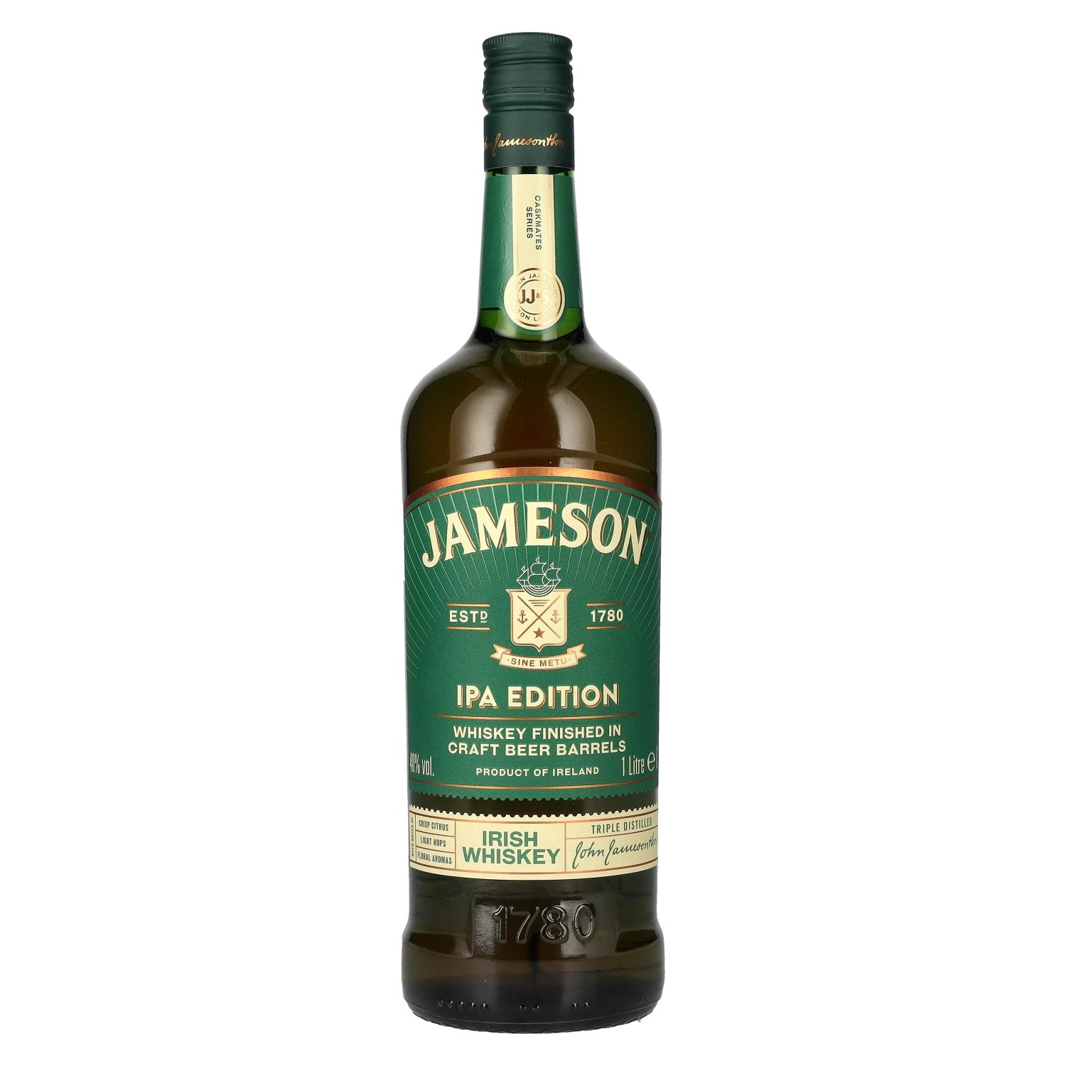 Jameson CASKMATES Triple Distilled Irish Whiskey IPA EDITION 40% Vol. 1l