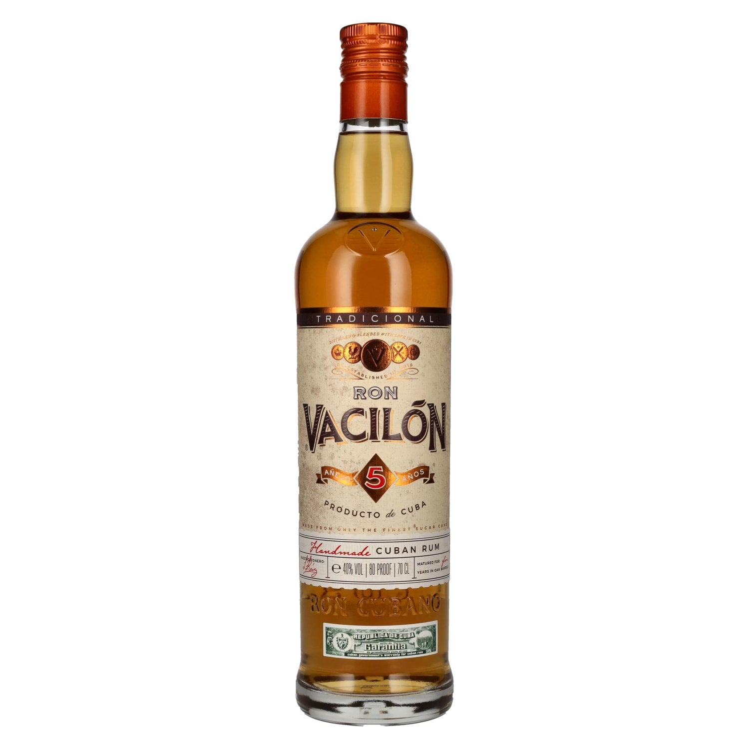 Ron Vacilon TRADICIONAL Anejo 5 Anos 40% Vol. 0,7l