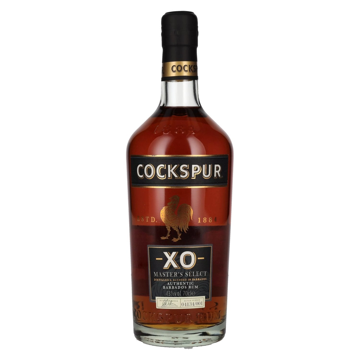 Cockspur XO MASTER'S SELECT Authentic Barbados Rum 43% Vol. 0,7l