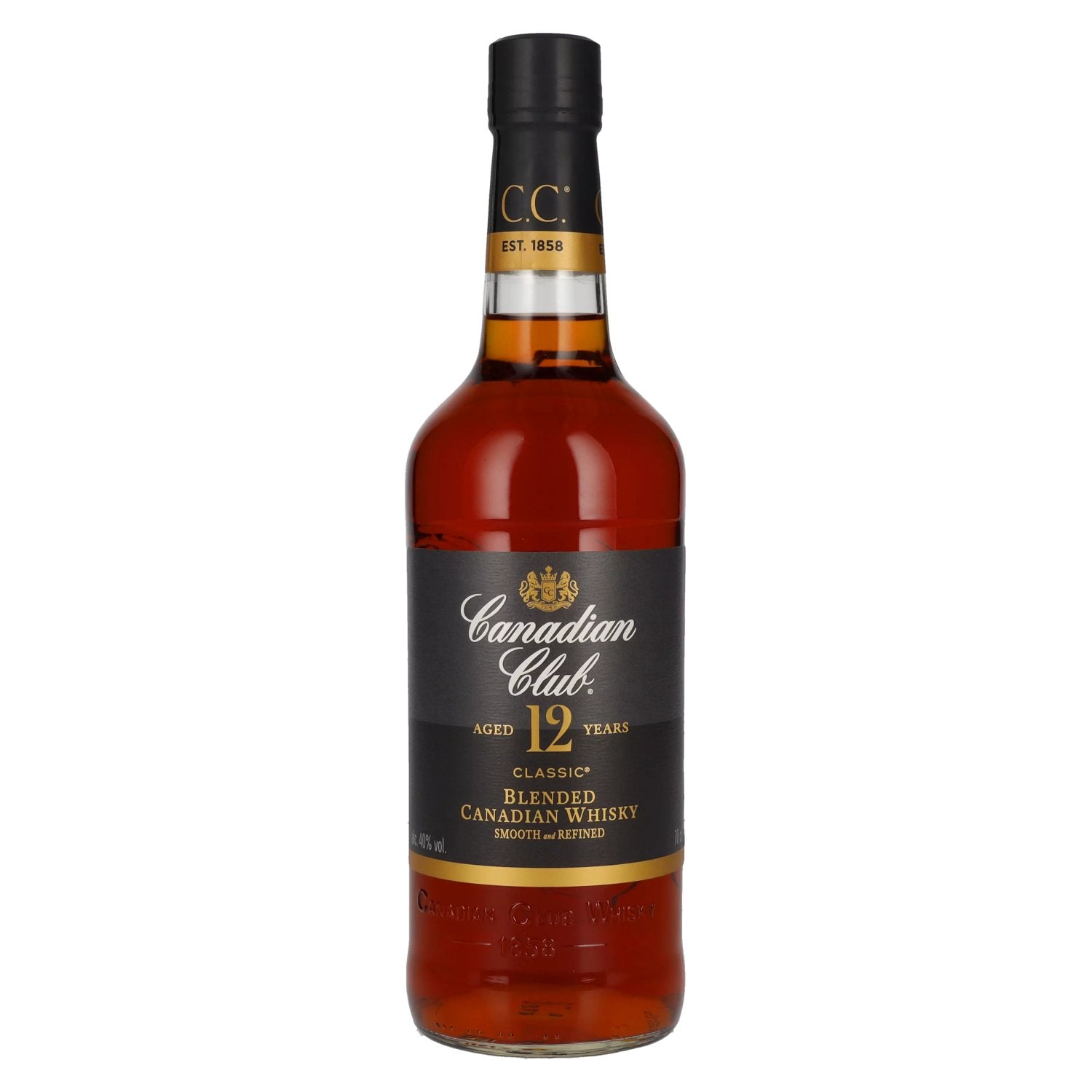 Canadian Club CLASSIC 12 Years Old Small Batch Blended Canadian Whisky 40% Vol. 0,7l