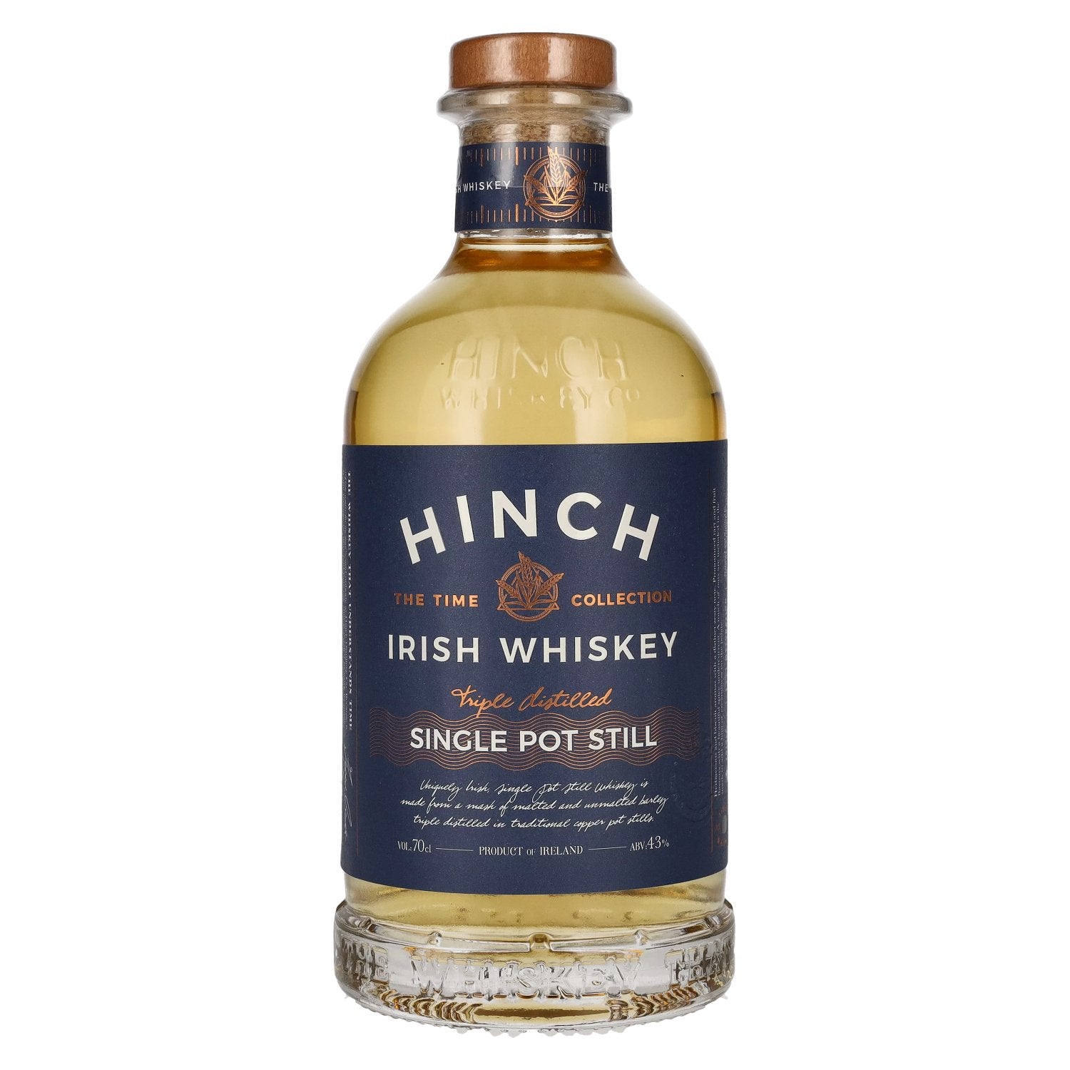 Hinch Single Pot Still Irish Whiskey 43% Vol. 0,7l