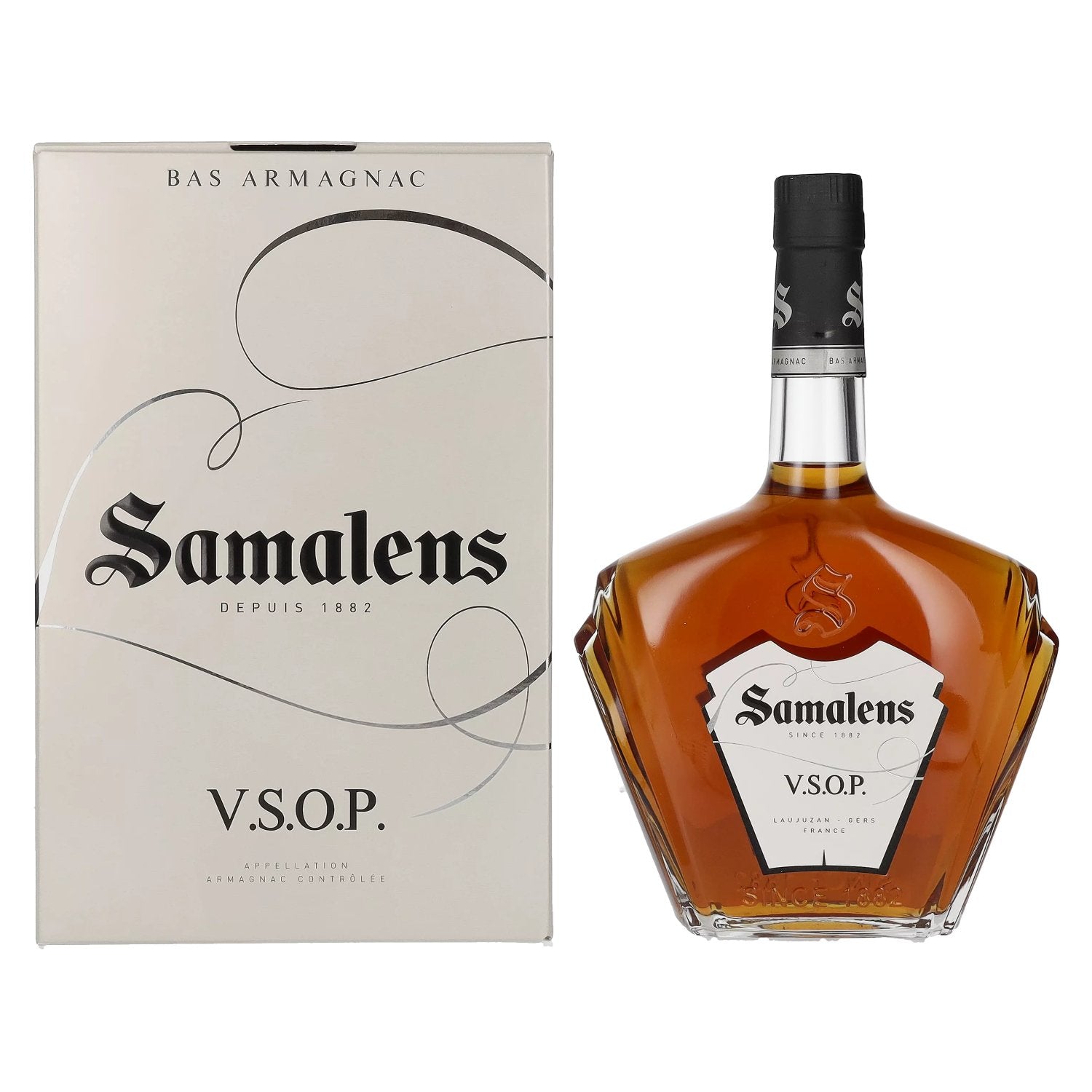 Samalens Bas Armagnac V.S.O.P 40% Vol. 0,7l in Giftbox