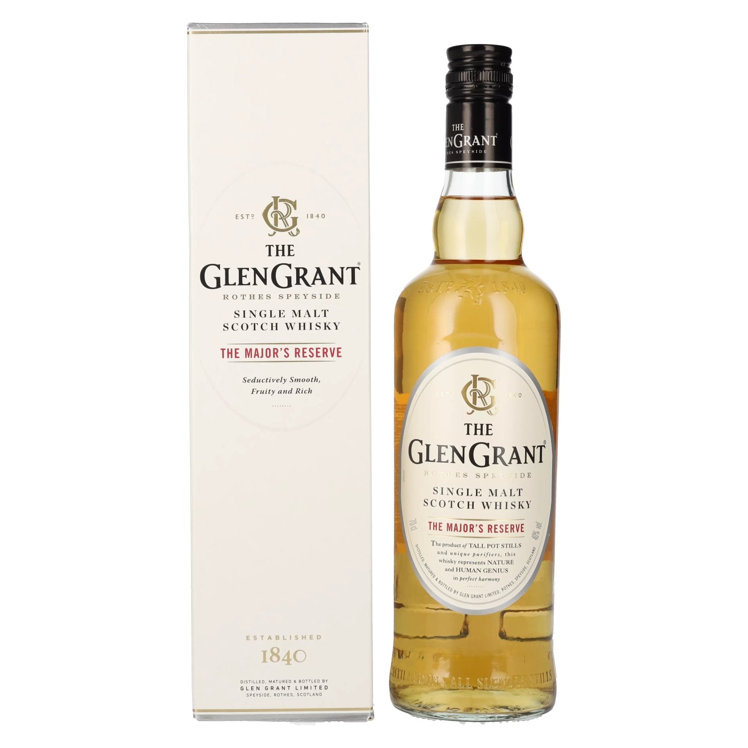 Glen Grant THE MAJOR'S RESERVE Single Malt Scotch Whisky 40% Vol. 0,7l in Giftbox