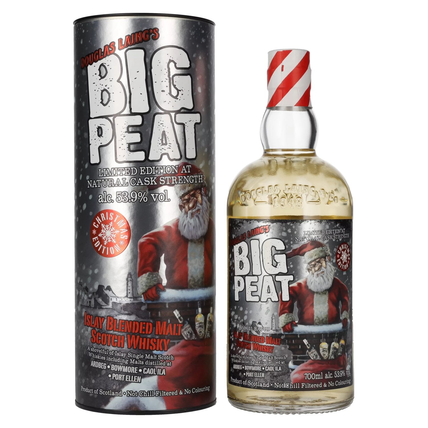 Douglas Laing BIG PEAT Limited Christmas Edition 2018 53,9% Vol. 0,7l in Giftbox