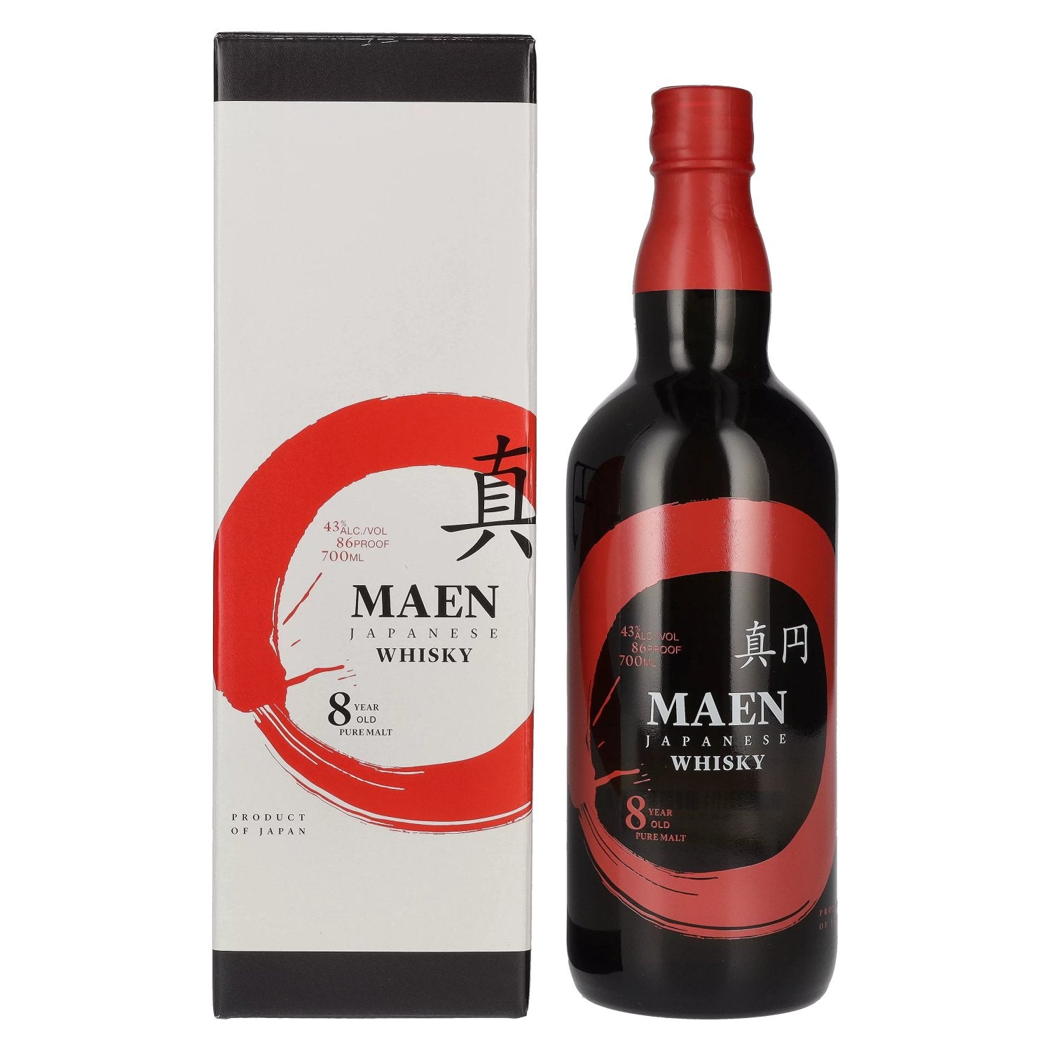 Maen The Perfect Circle 8 Years Old Whisky 43% Vol. 0,7l in Giftbox