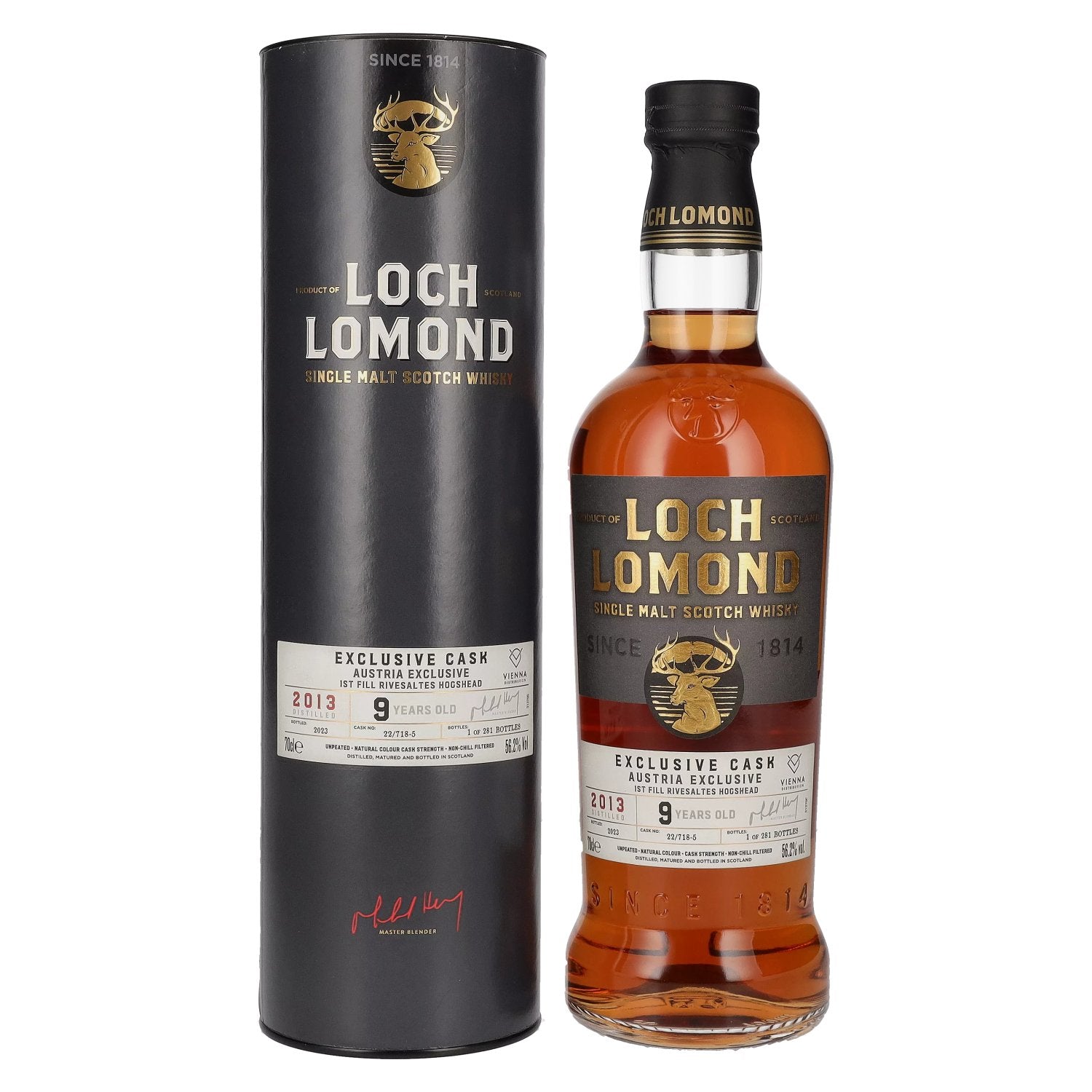 Loch Lomond 9 Years Old RIVESALTES Austria Exclusive Cask 2013 56,2% Vol. 0,7l in Giftbox