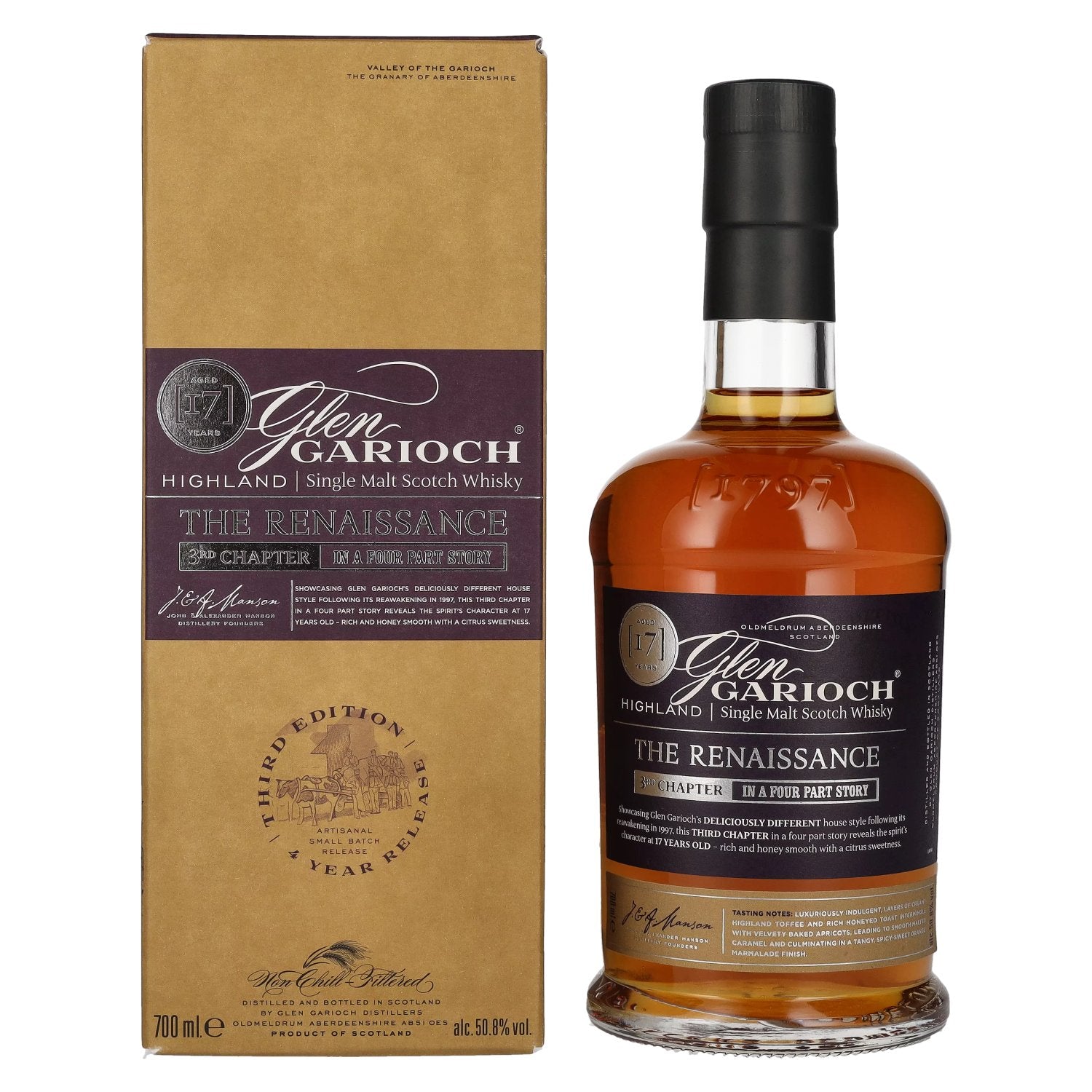 Glen Garioch 17 Years Old THE RENAISSANCE 3rd Chapter 50,8% Vol. 0,7l in Giftbox