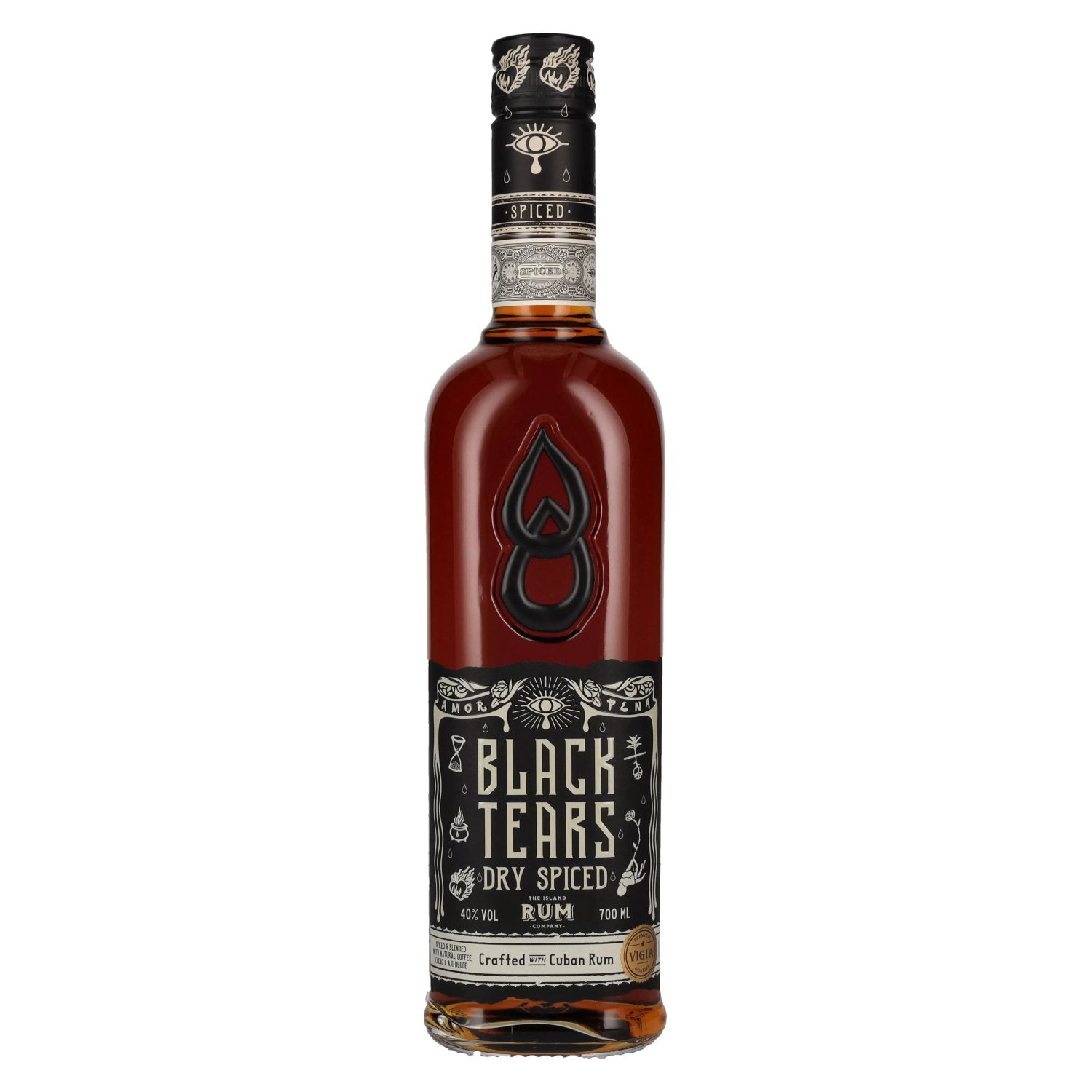 Black Tears Dry Spiced Spirit Drink 40% Vol. 0,7l