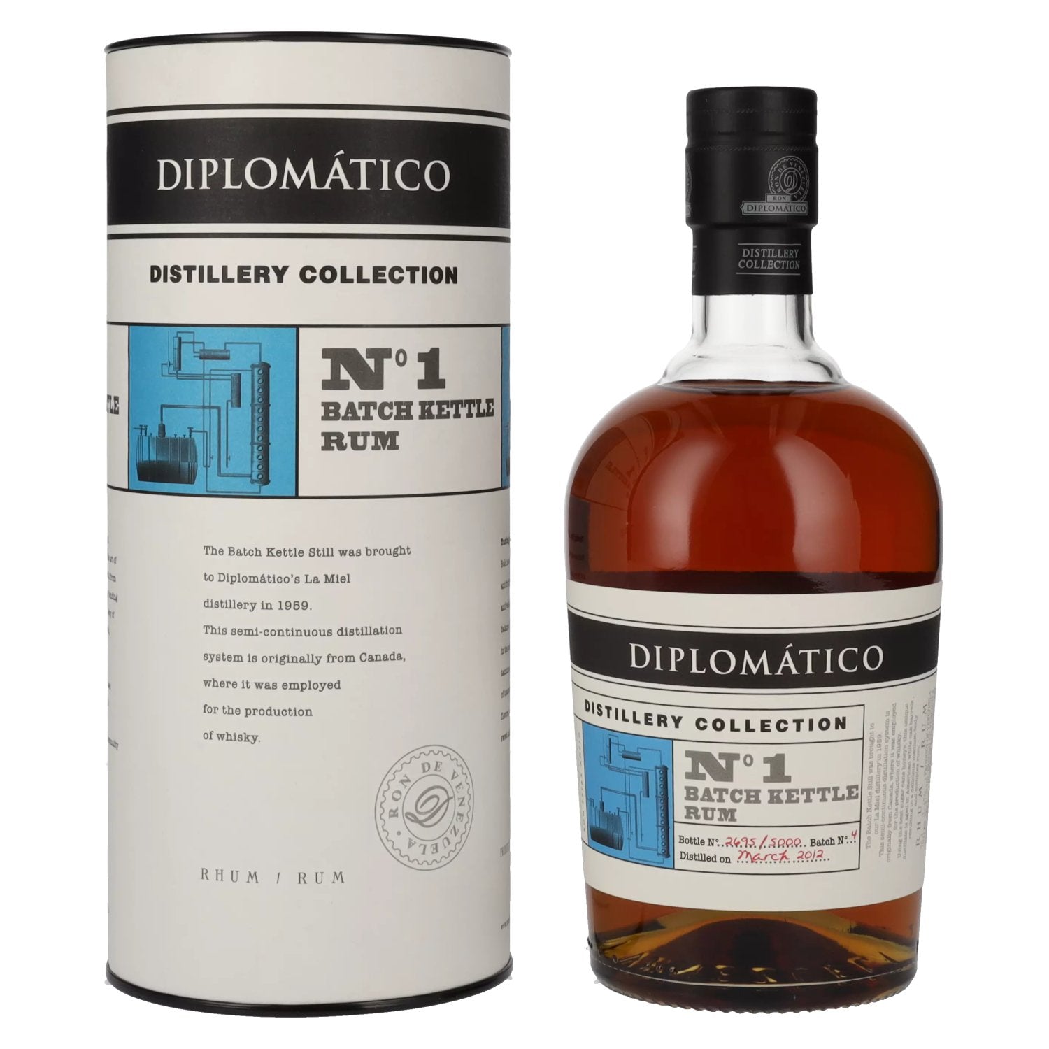 Diplomatico Distillery Collection N1 BATCH KETTLE Rum 47% Vol. 0,7l in Giftbox