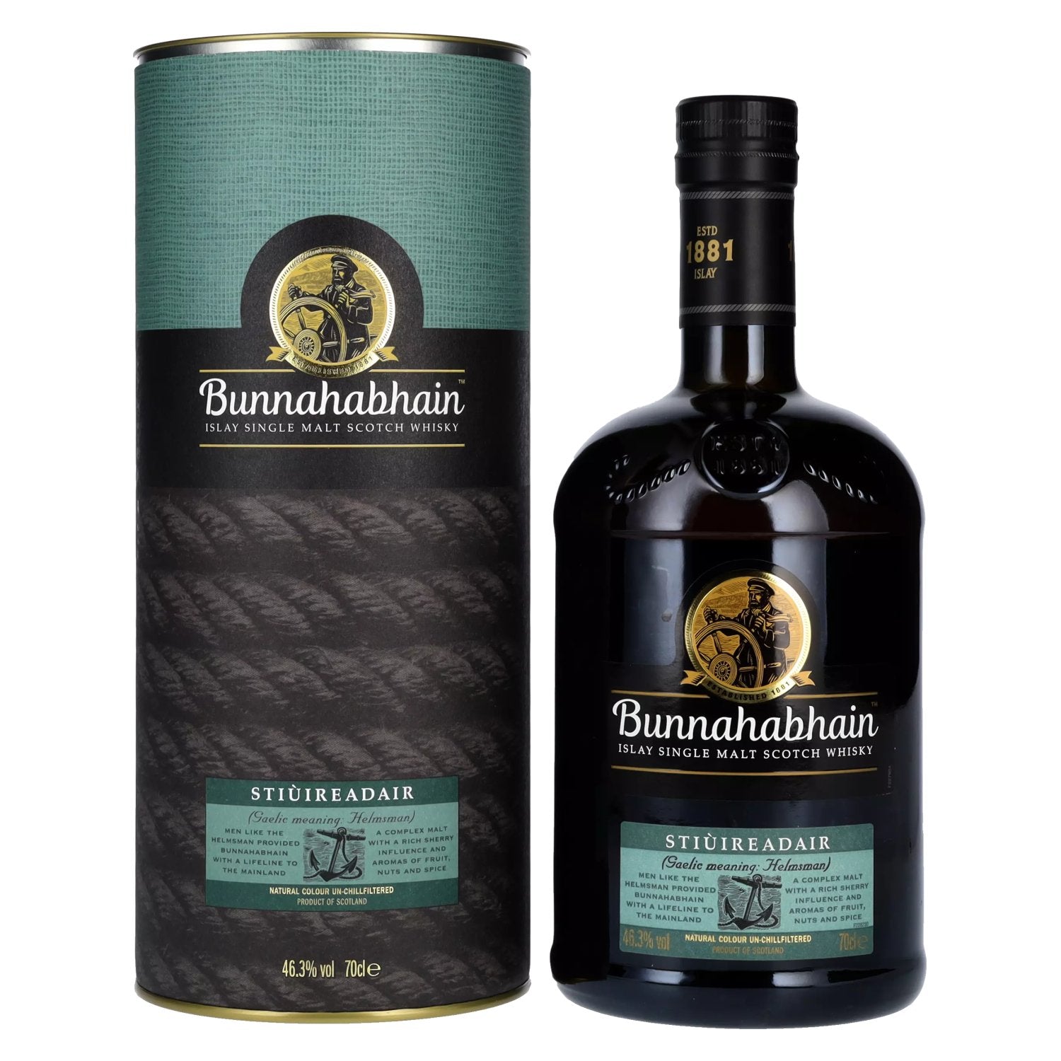 Bunnahabhain STIUIREADAIR Islay Single Malt Scotch Whisky 46,3% Vol. 0,7l in Giftbox